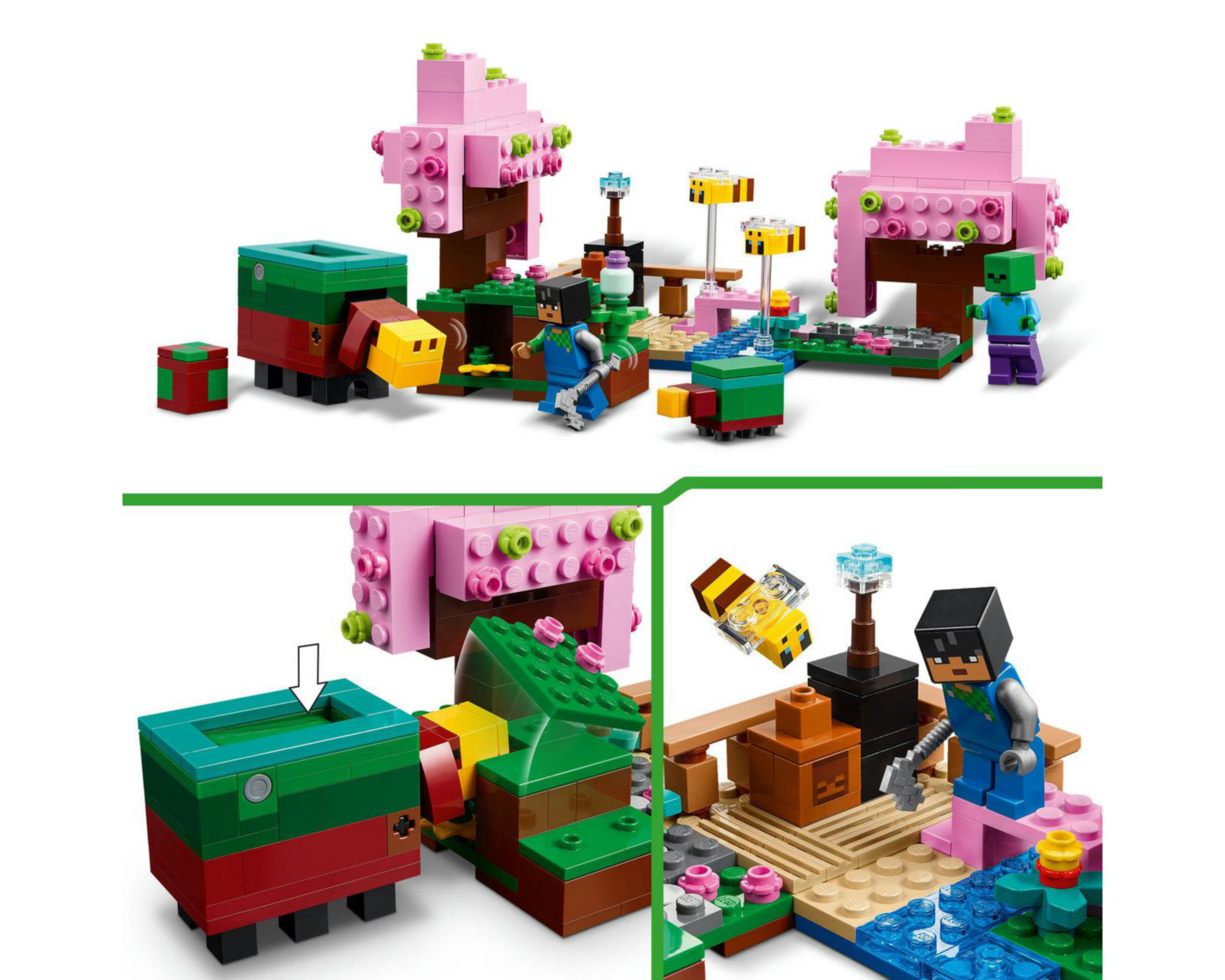 Foto 8 pulgar | LEGO Minecraft El Jardín de Cerezo en Flor