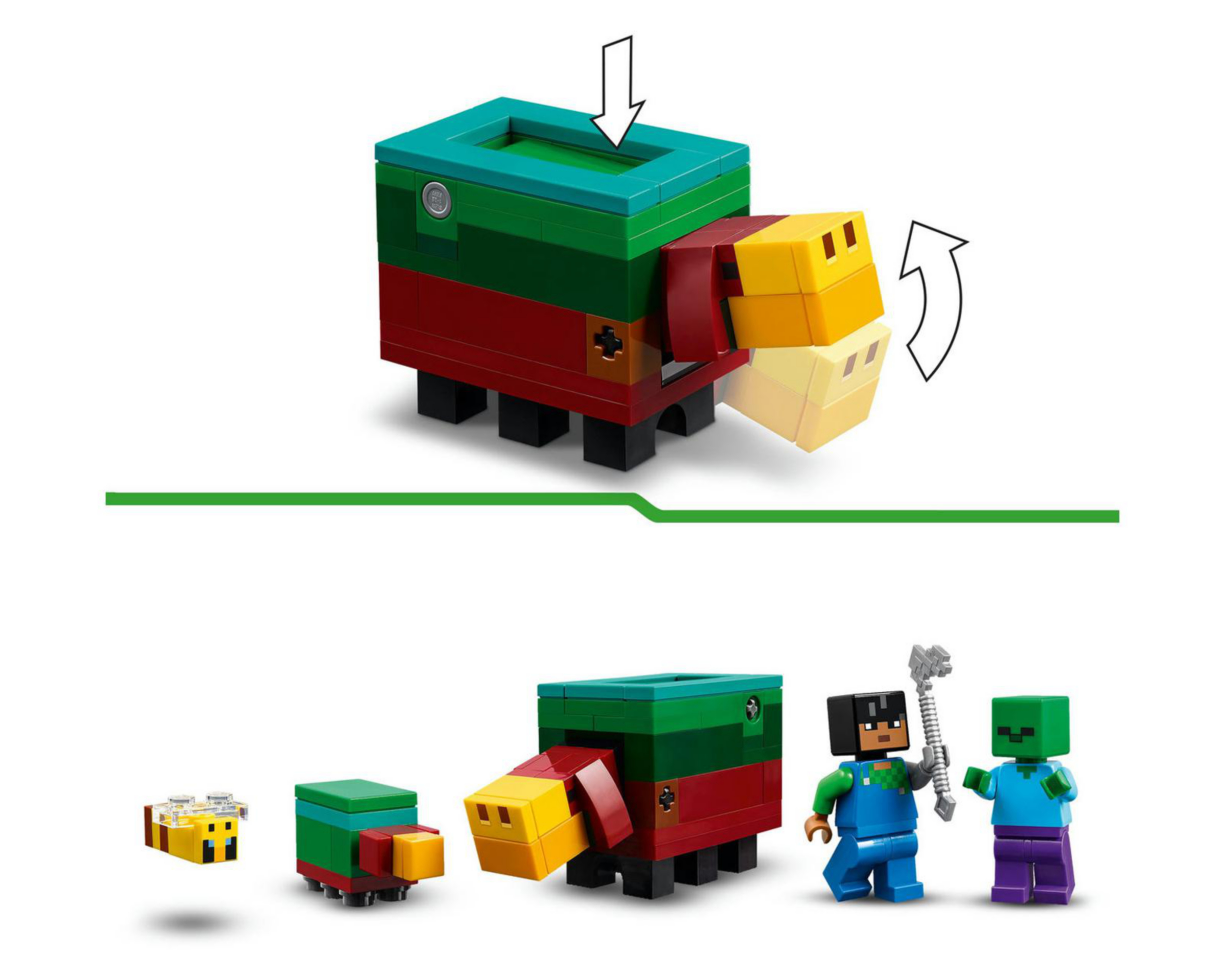 Foto 9 pulgar | LEGO Minecraft El Jardín de Cerezo en Flor