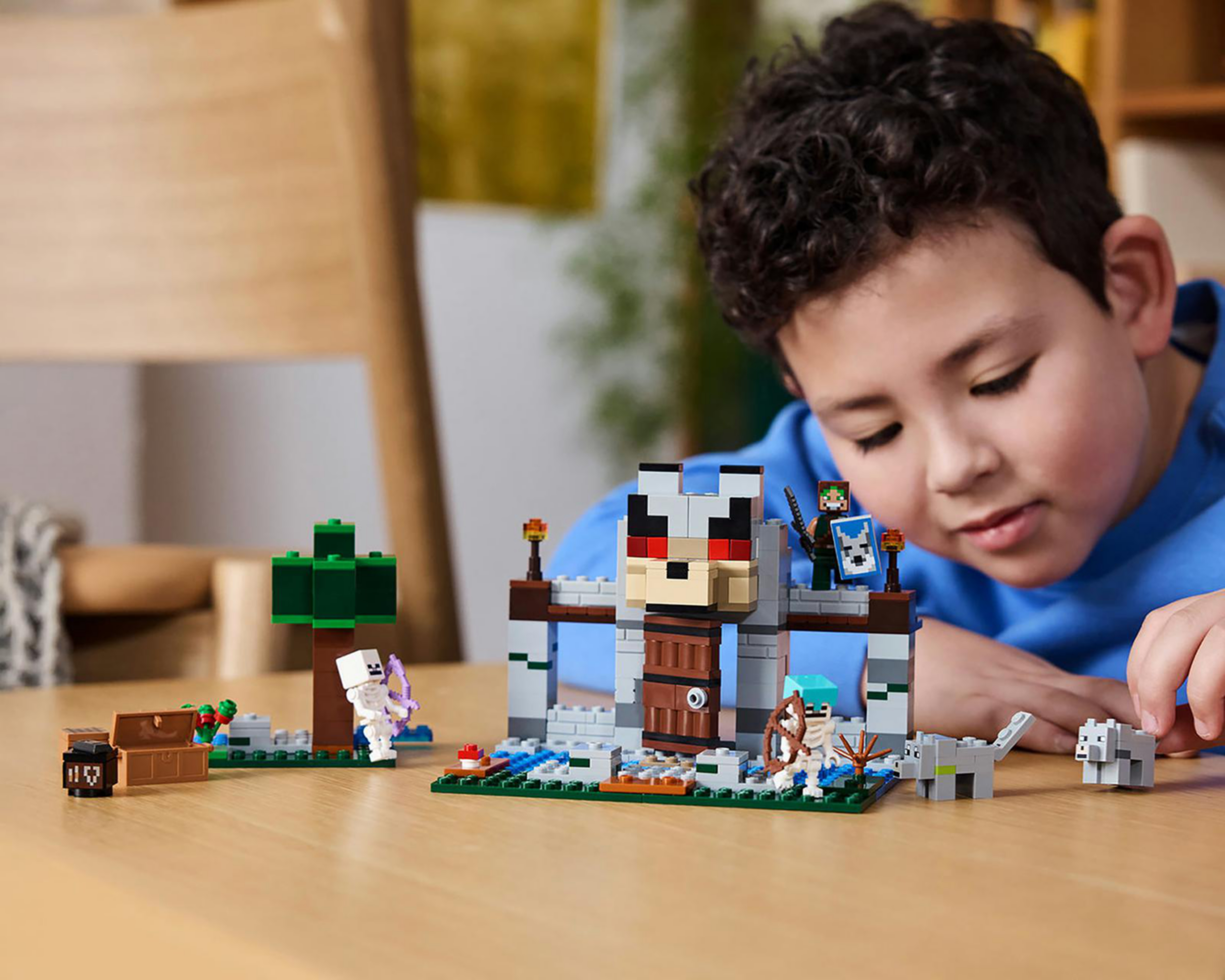 Foto 6 pulgar | LEGO Minecraft La Fortaleza del Lobo