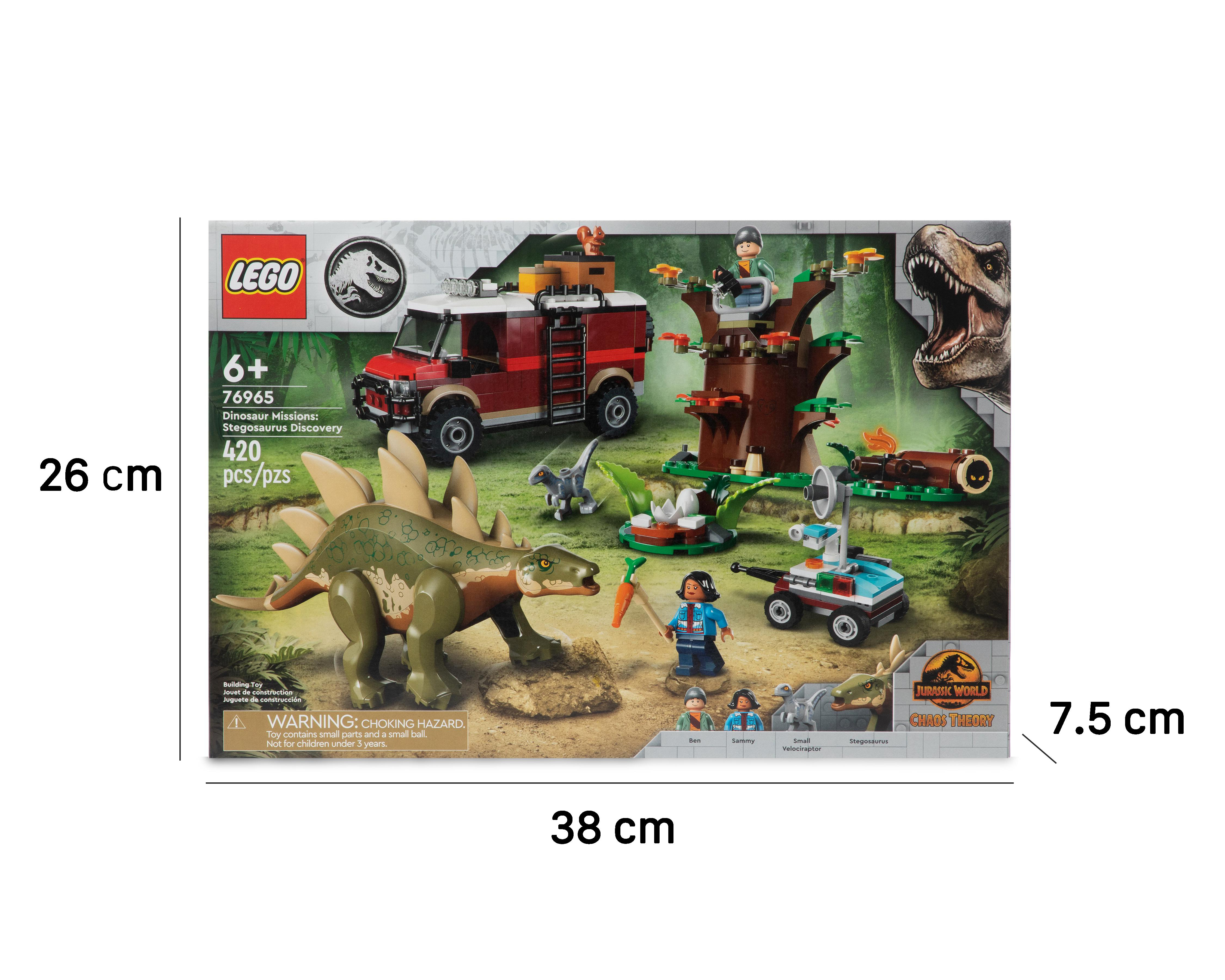 Foto 5 pulgar | LEGO Jurassic World Misiones de Dinosaurios: Descubrimiento del Estegosaurio