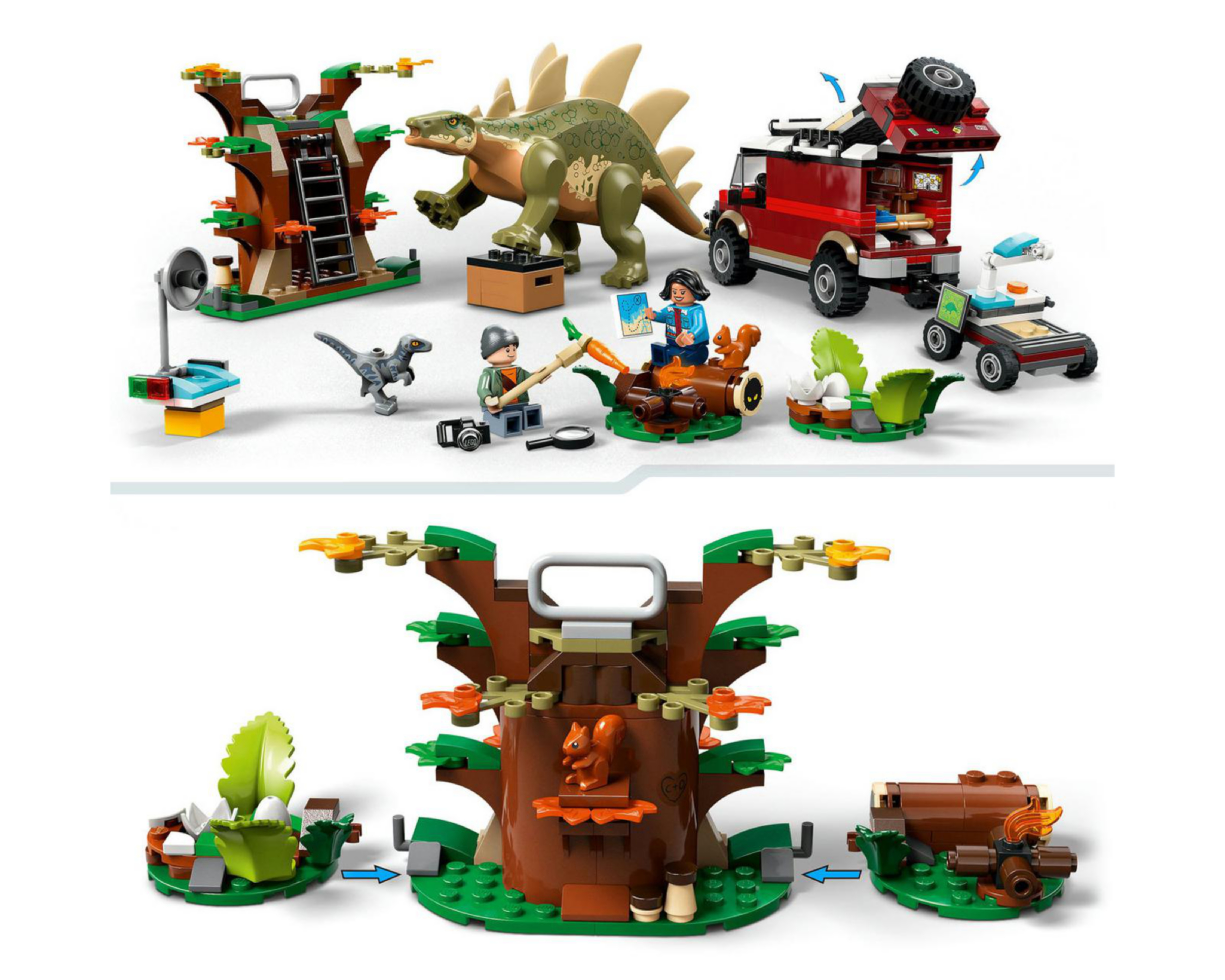 Foto 8 pulgar | LEGO Jurassic World Misiones de Dinosaurios: Descubrimiento del Estegosaurio