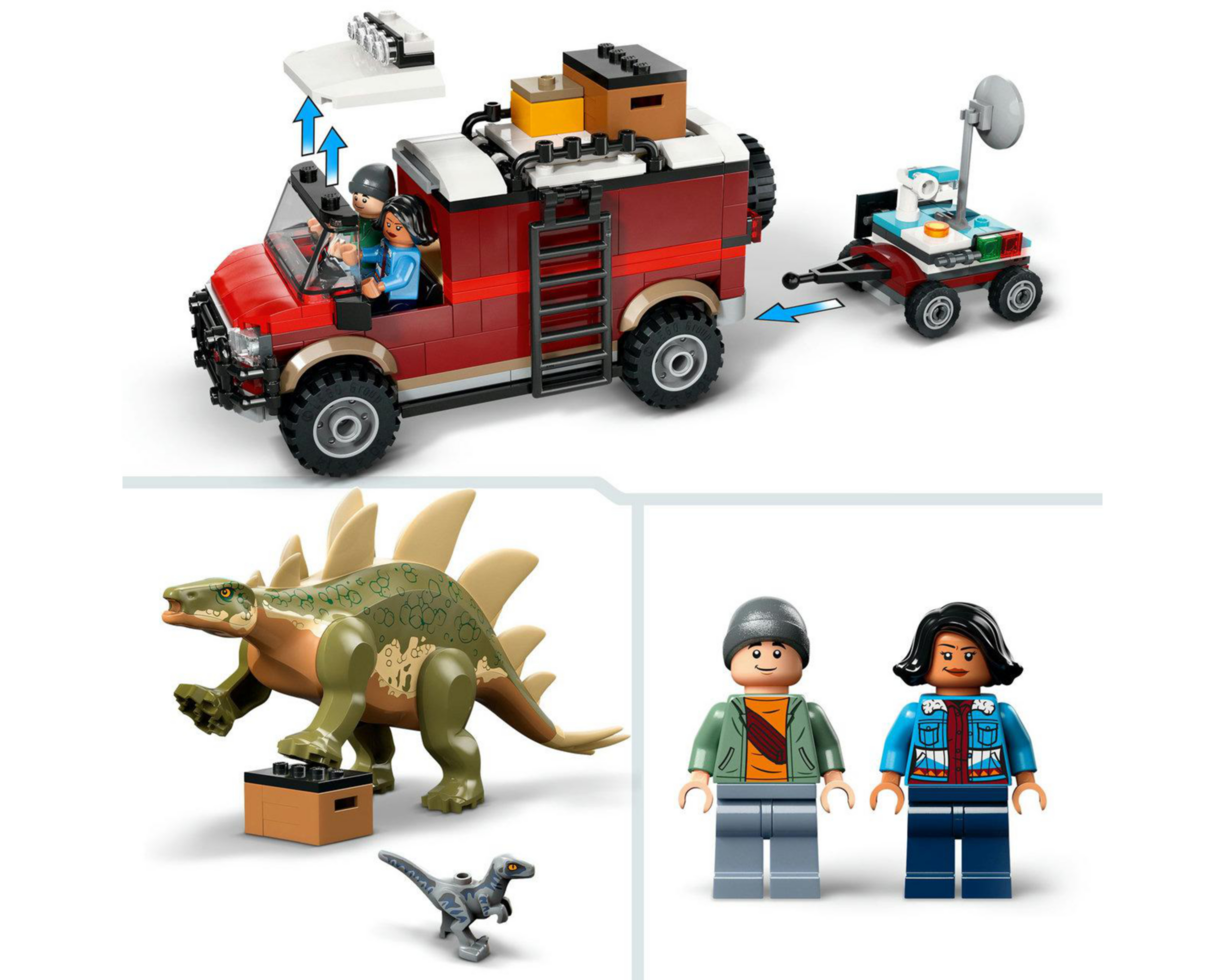 Foto 9 pulgar | LEGO Jurassic World Misiones de Dinosaurios: Descubrimiento del Estegosaurio
