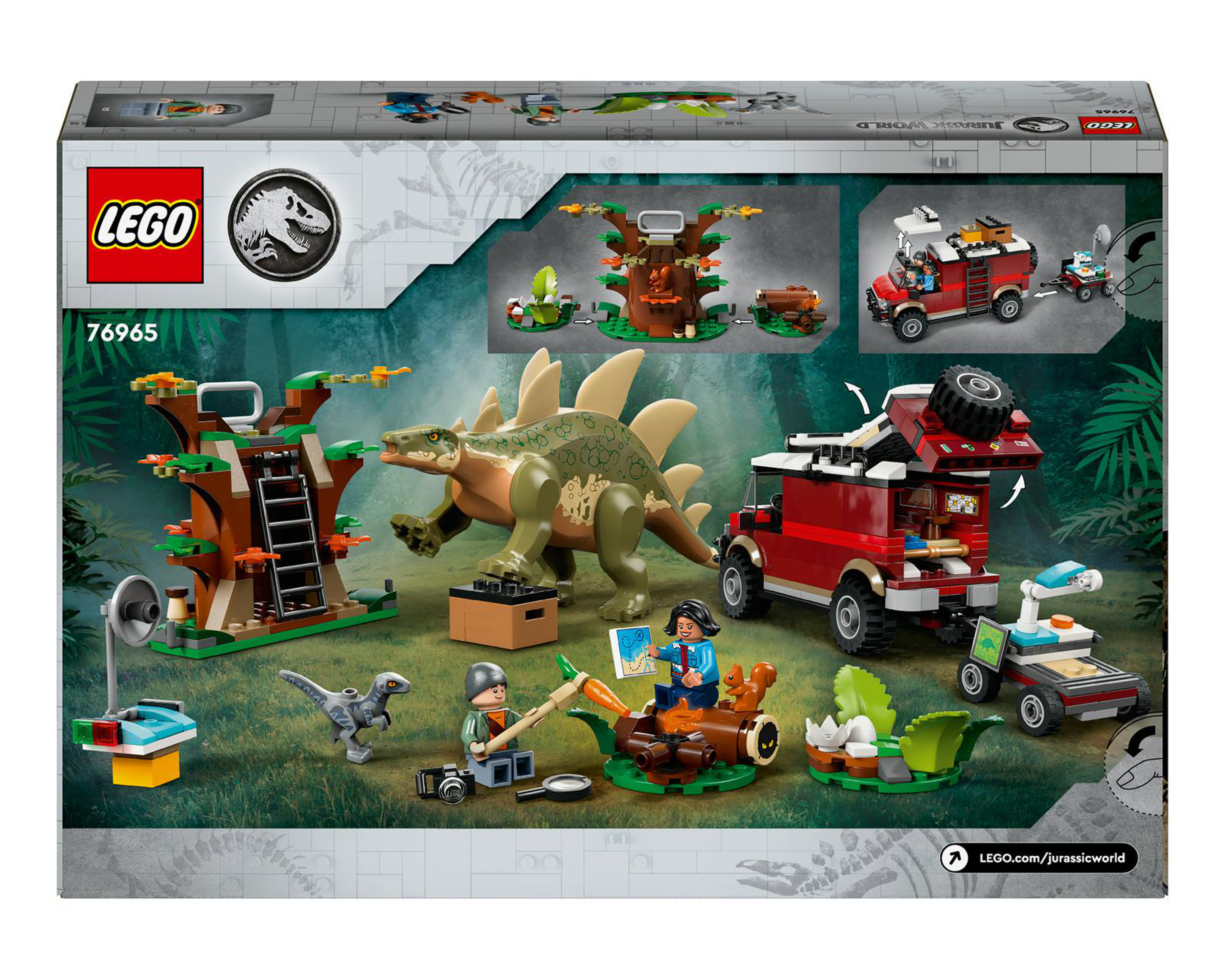 Foto 10 pulgar | LEGO Jurassic World Misiones de Dinosaurios: Descubrimiento del Estegosaurio