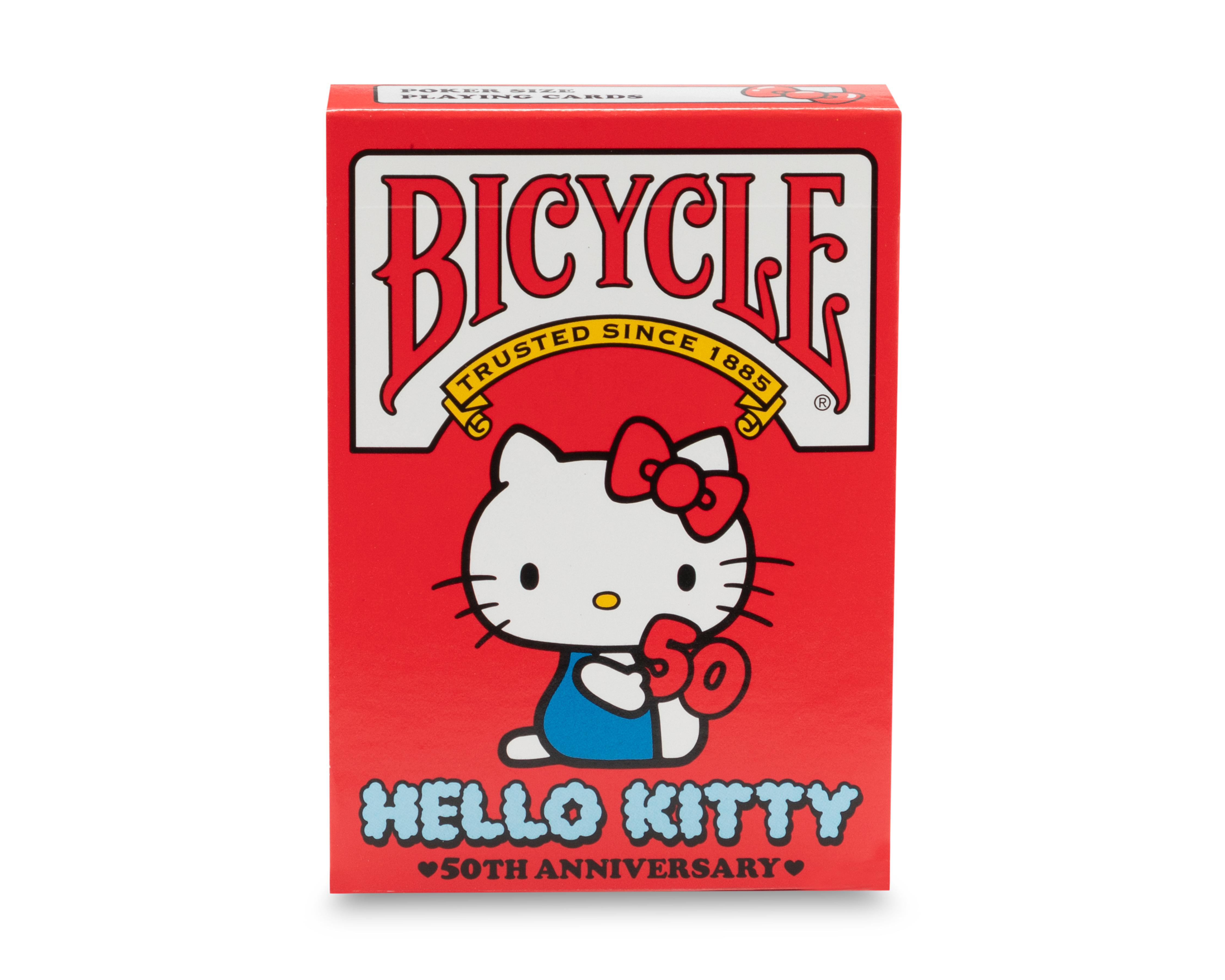 Foto 2 pulgar | Baraja Bicycle Hello Kitty 50th Anniversary