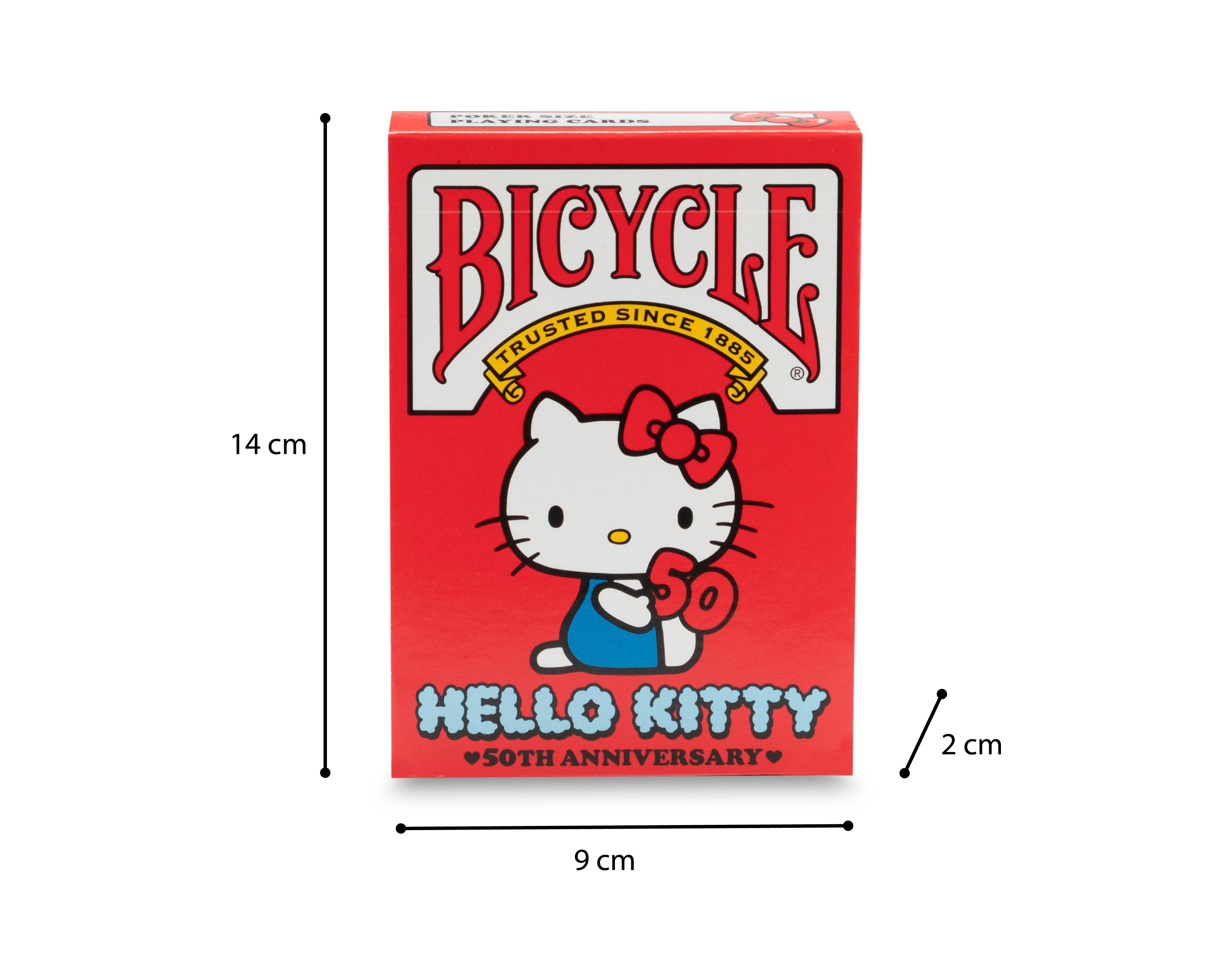 Foto 4 pulgar | Baraja Bicycle Hello Kitty 50th Anniversary