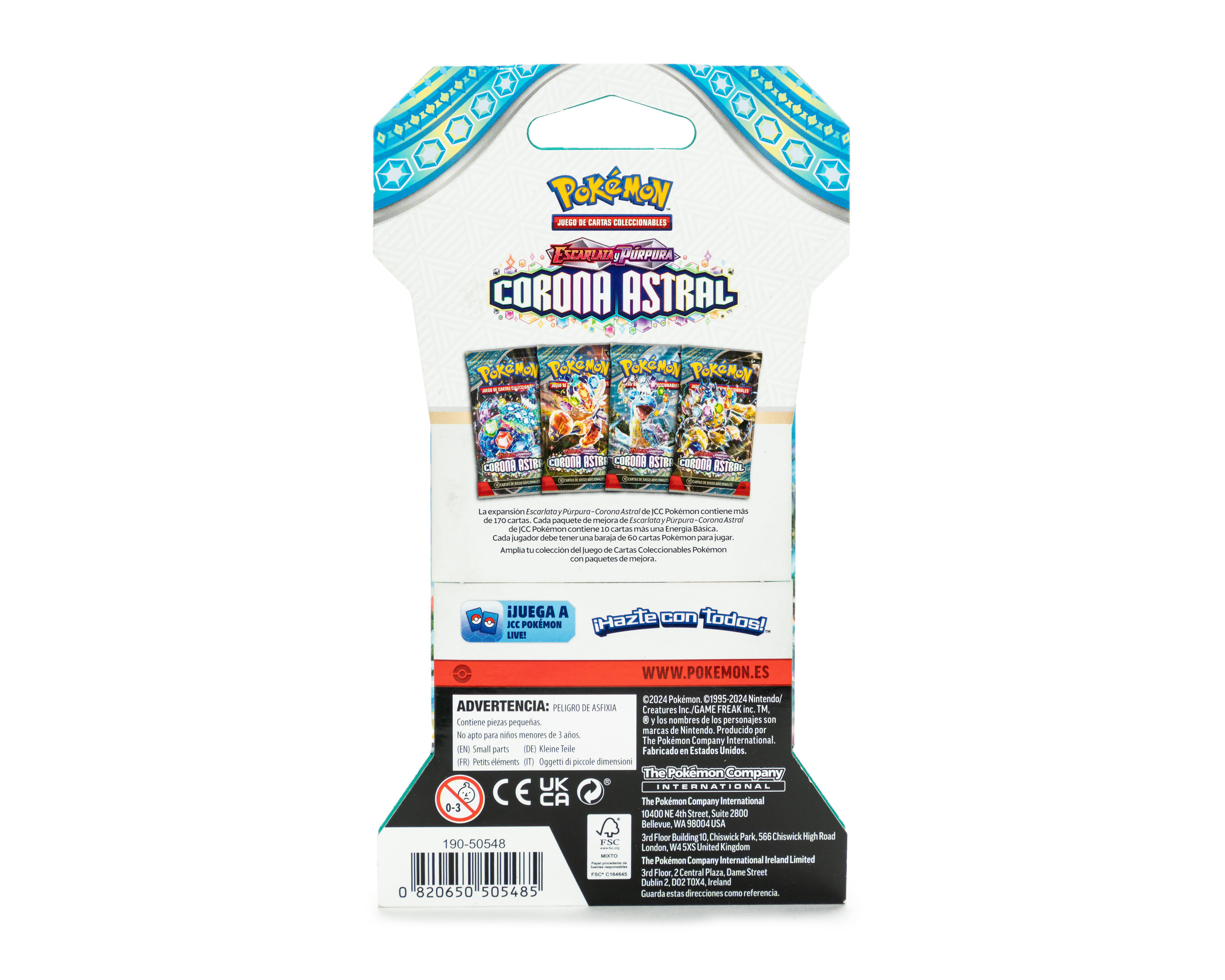 Foto 3 pulgar | Juego de Cartas Coleccionables Pokémon