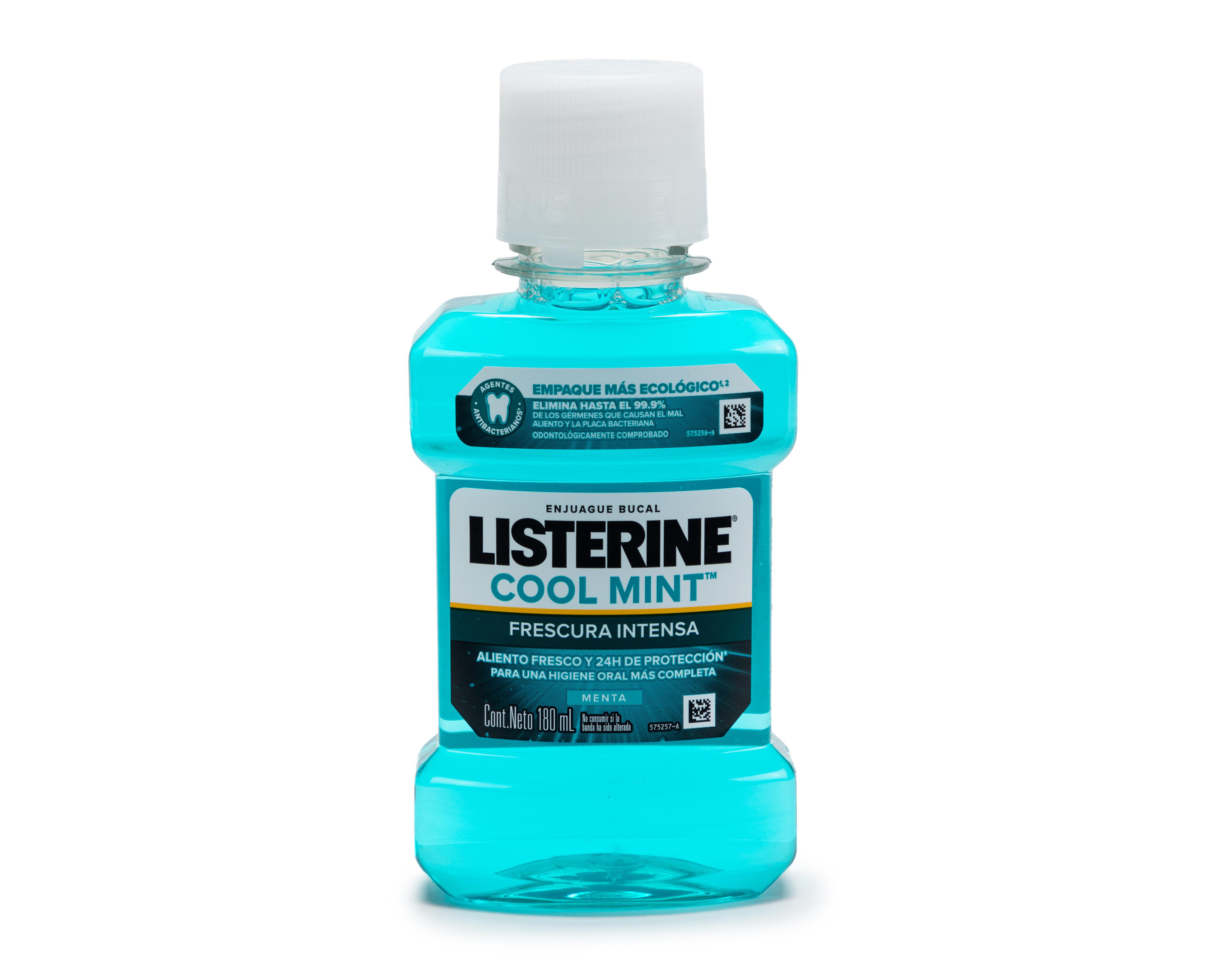 Foto 2 pulgar | Enjuague Bucal Listerine Cool Mint Frescura Intensa 180 ml