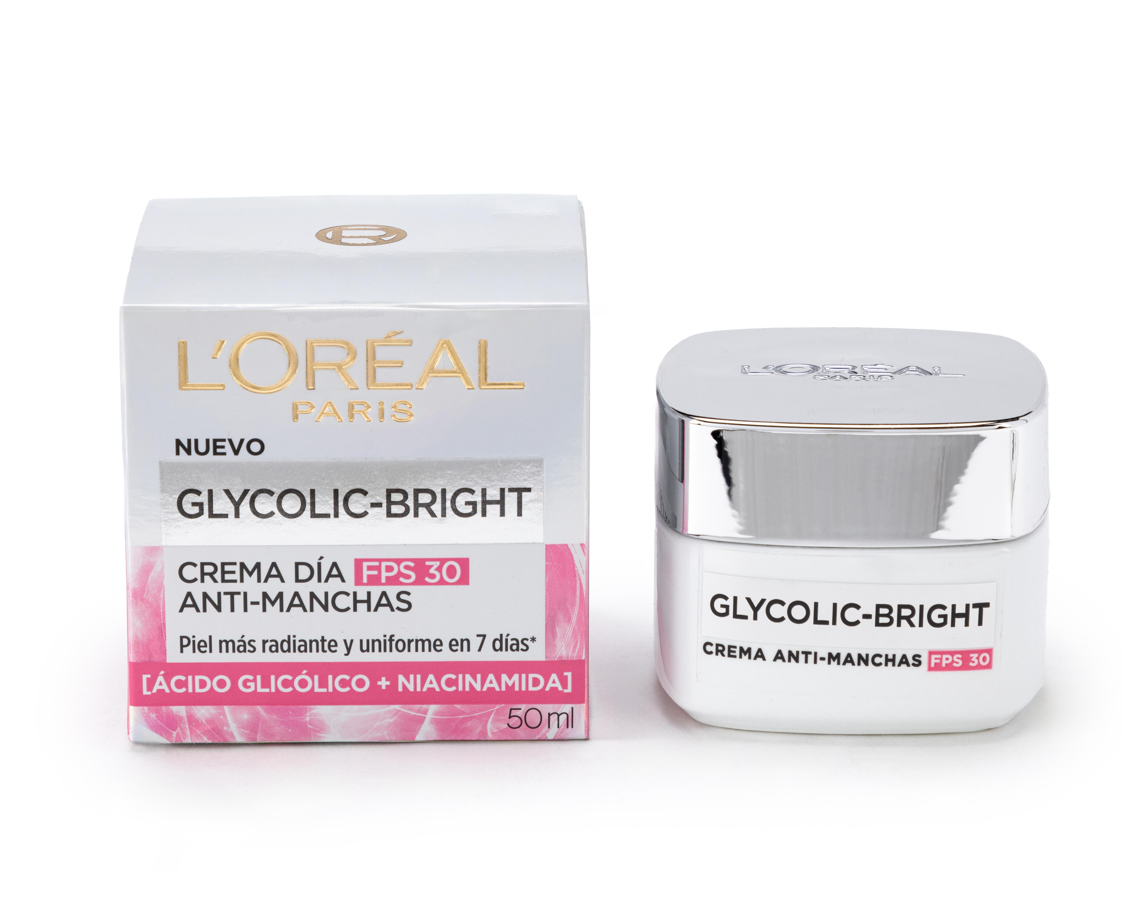 Foto 3 | Crema Facial de Día Glycolic-Bright L'Oréal Anti-Manchas 50 ml