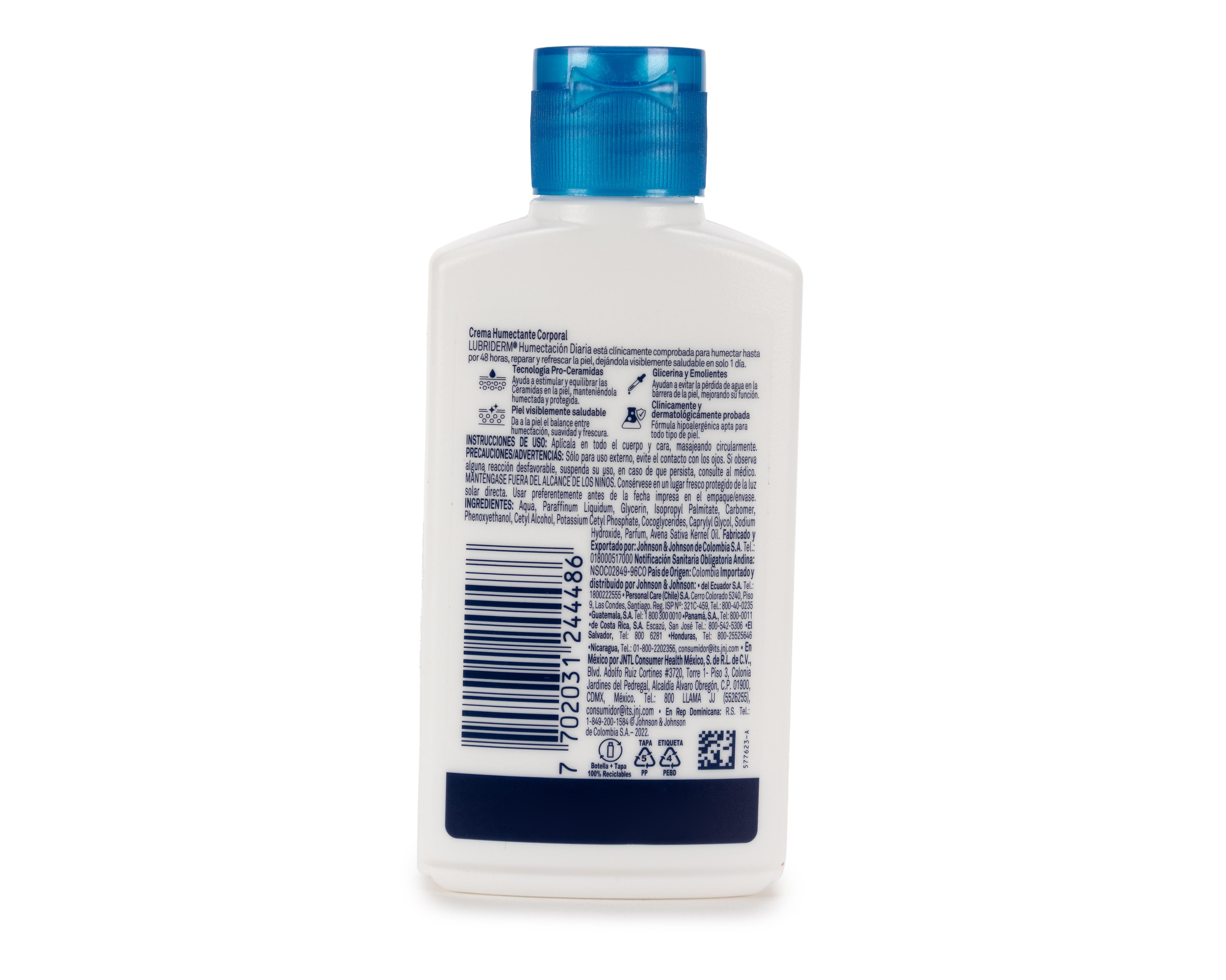 Foto 2 | Crema Corporal Lubriderm Humectación Diaria 120 ml