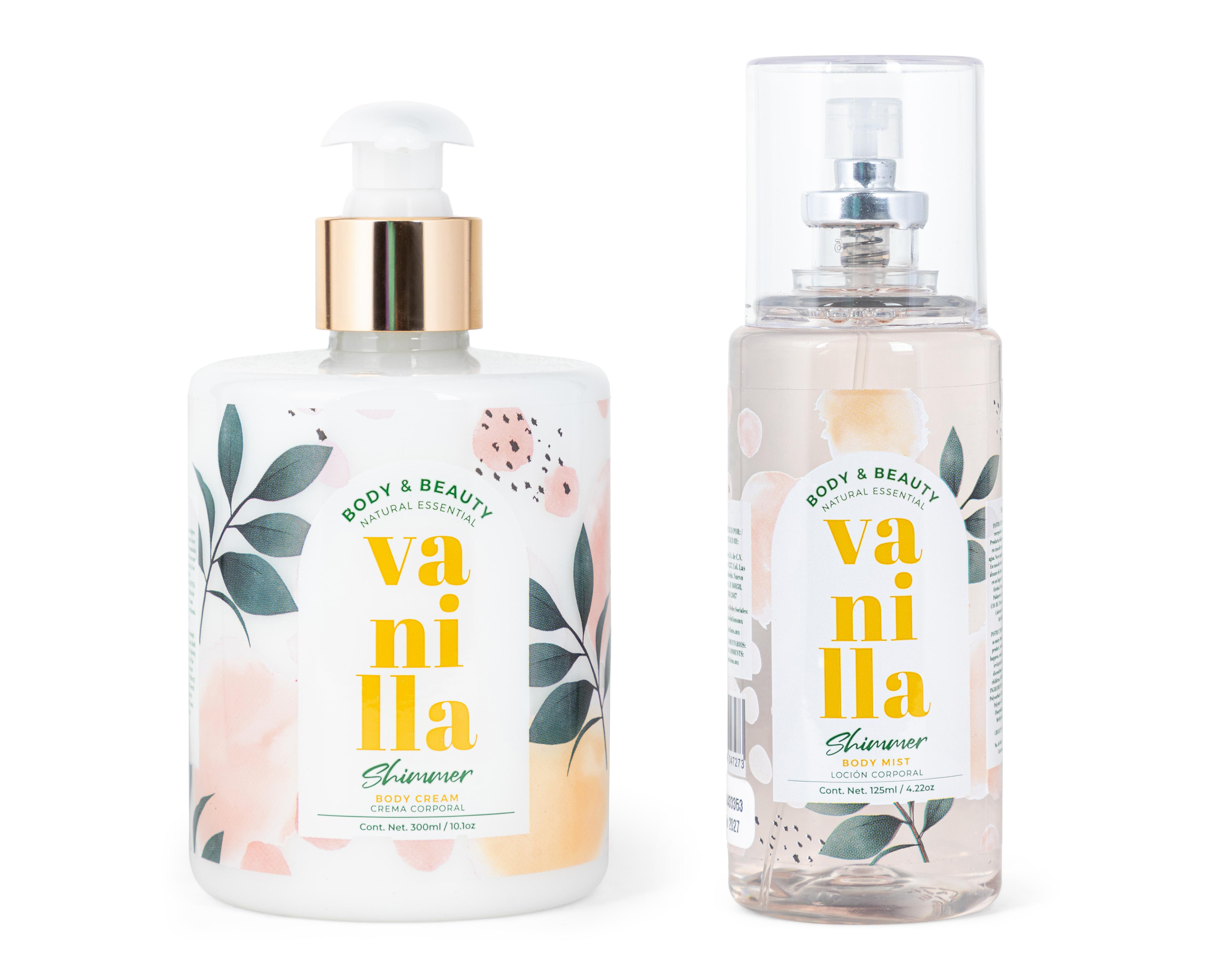 Foto 3 pulgar | Body Mist y Crema Body & Beauty Vainilla 2 Piezas