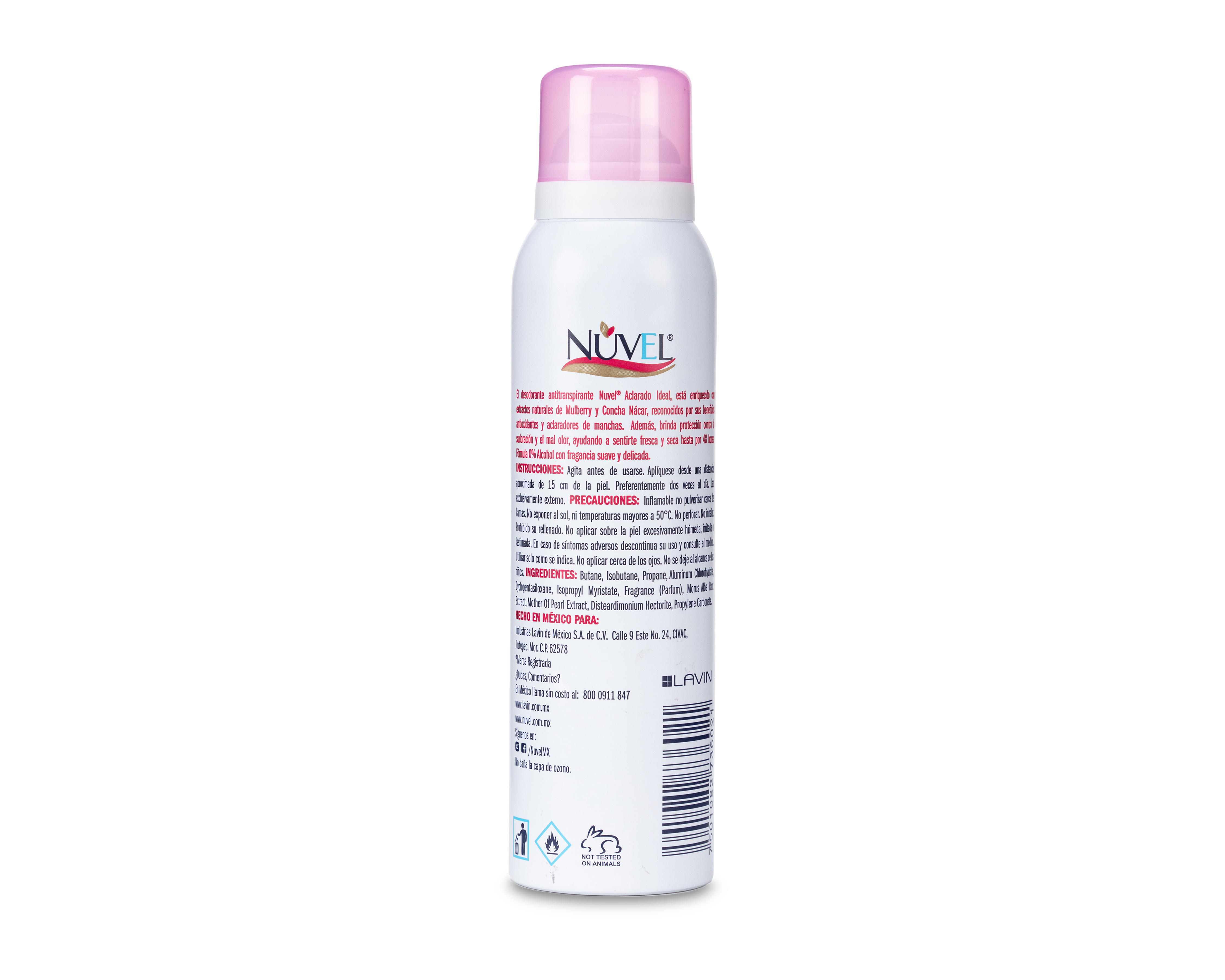 Foto 2 | Desodorante Nuvel Aclarado Ideal 48 Horas 150 ml