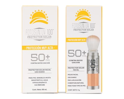 Foto 2 | Kit de Protector Solar Facial FPS 50 Fotosun UV 100 2 Piezas