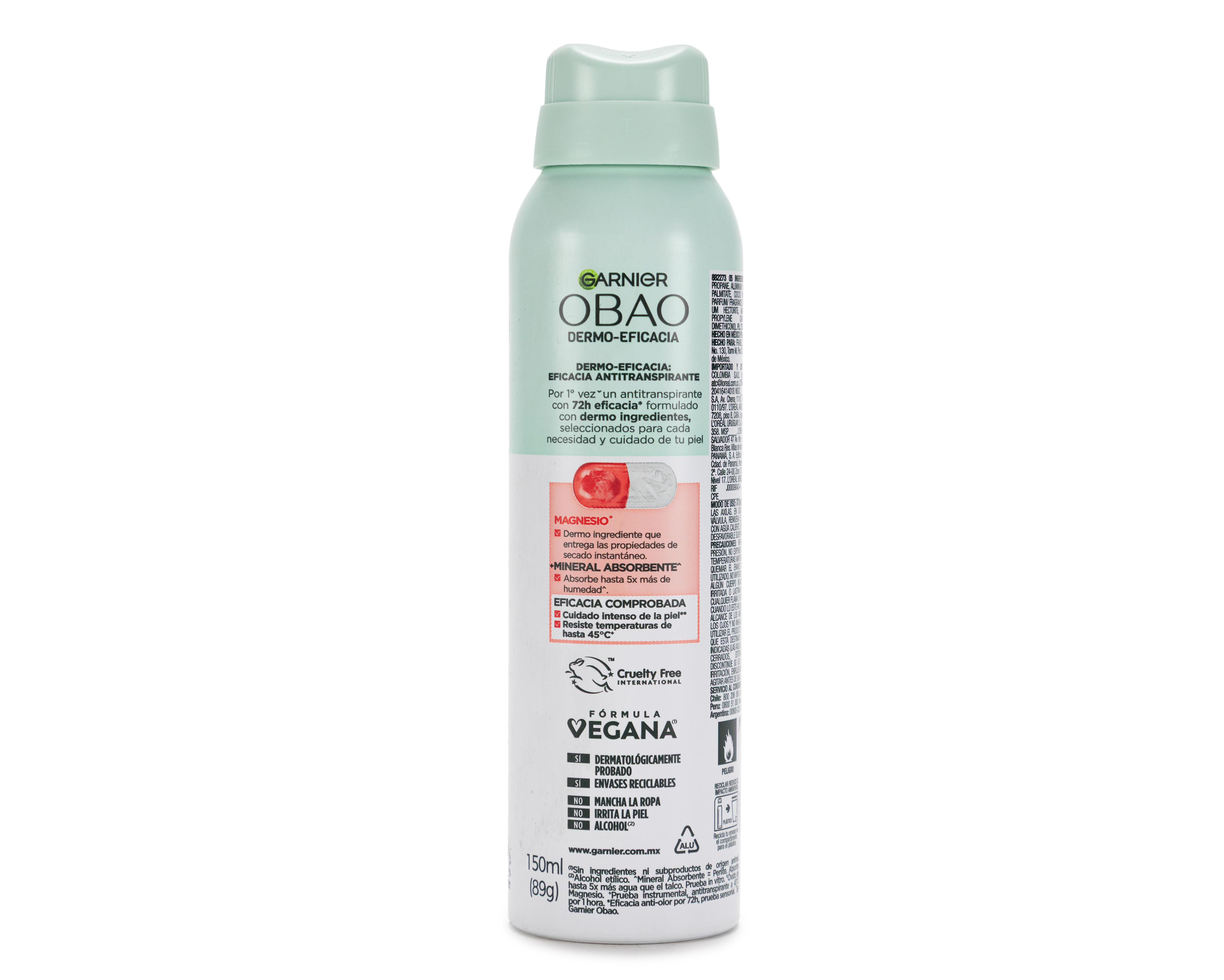 Foto 3 pulgar | Desodorante Obao Dermo Eficacia Extraseco 150 ml