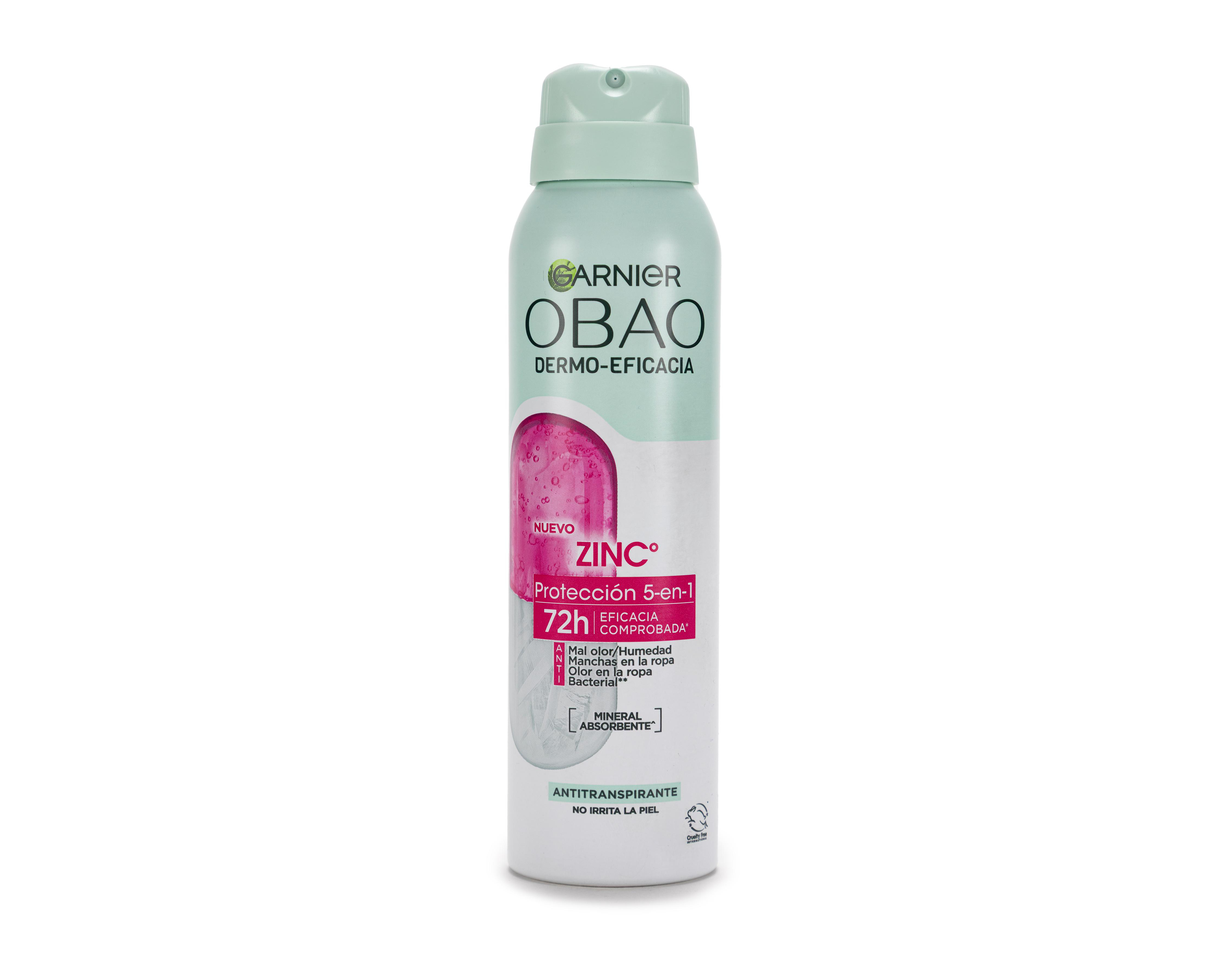 Foto 1 | Desodorante en Aerosol Obao Dermo Eficacia Protección 5 en 1 150 ml
