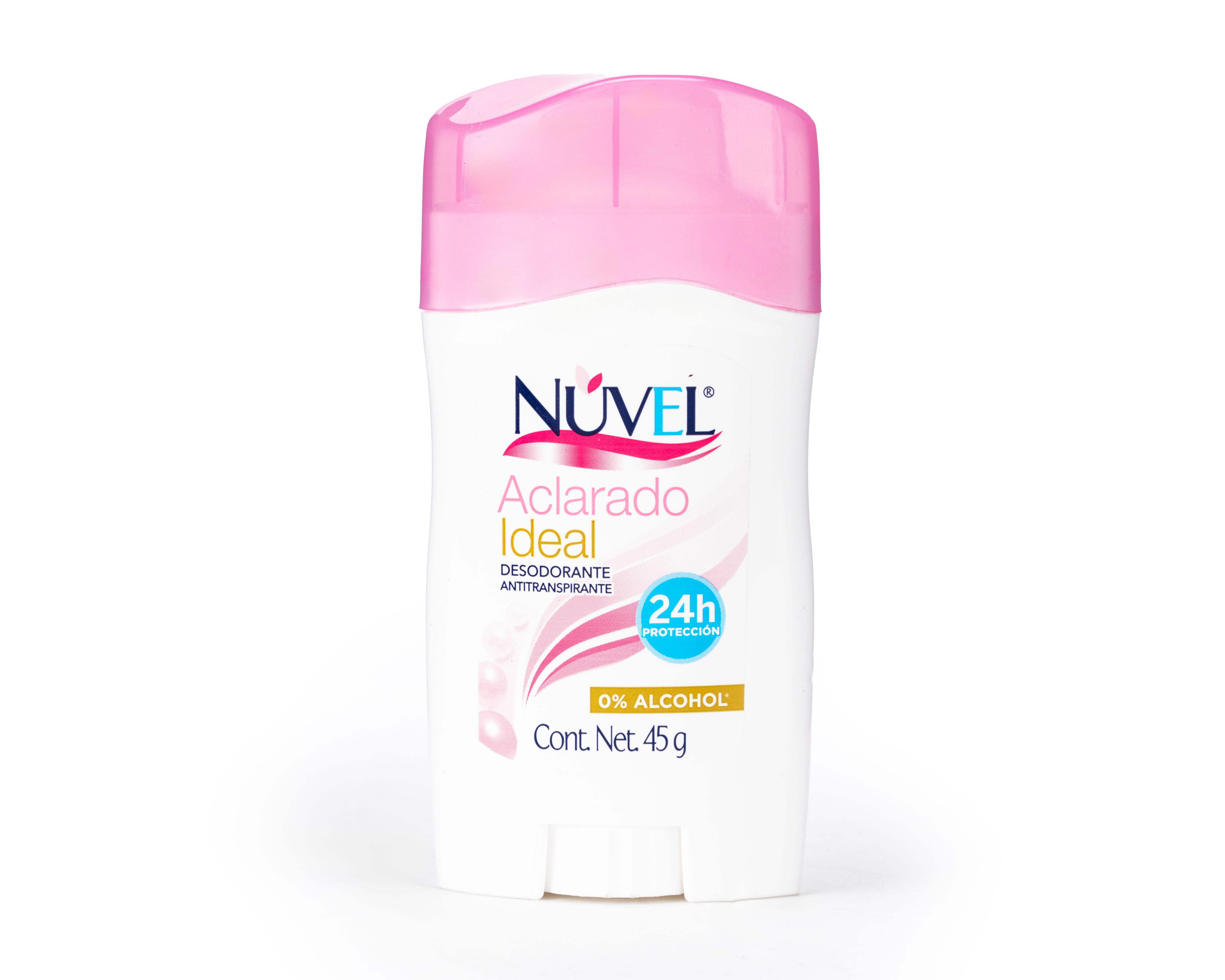 Foto 2 pulgar | Desodorante Nuvel Aclarado Ideal sin Alcohol 45 g