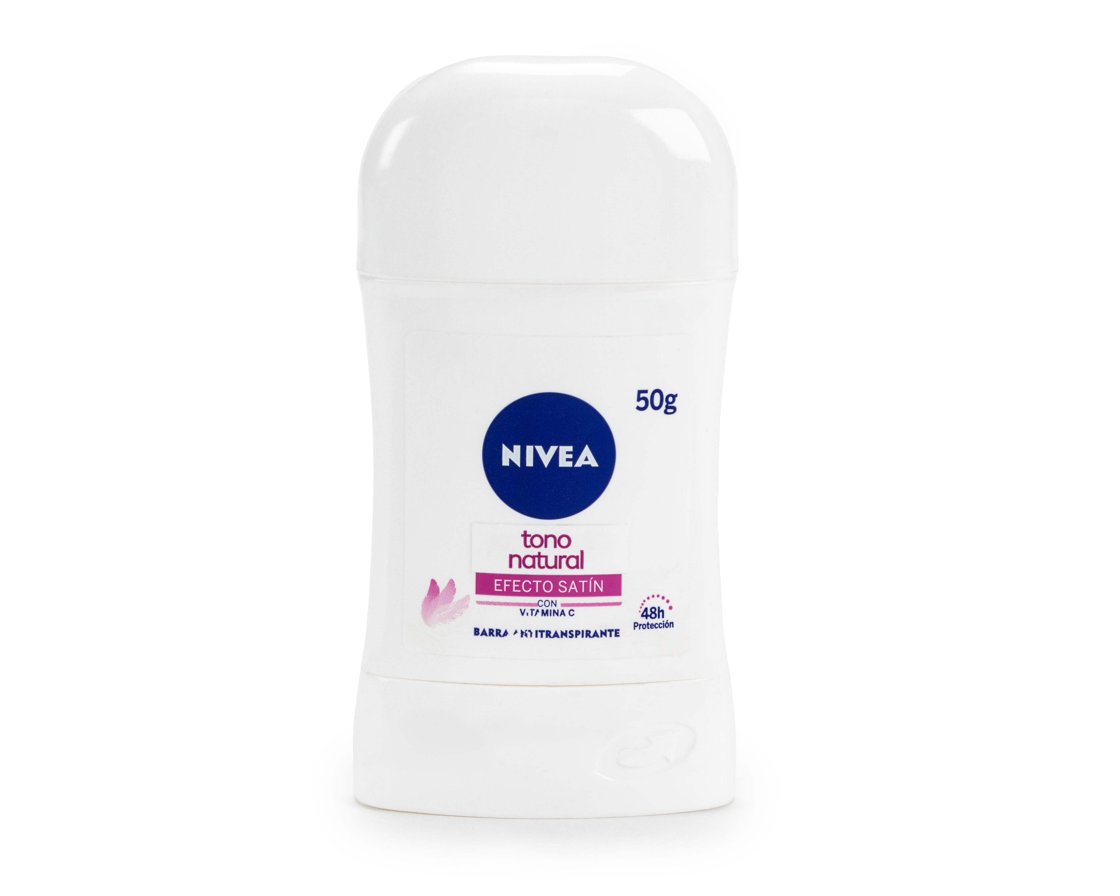 Foto 2 pulgar | Desodorante en Barra Nivea Tono Natural Efecto Satín 50 g