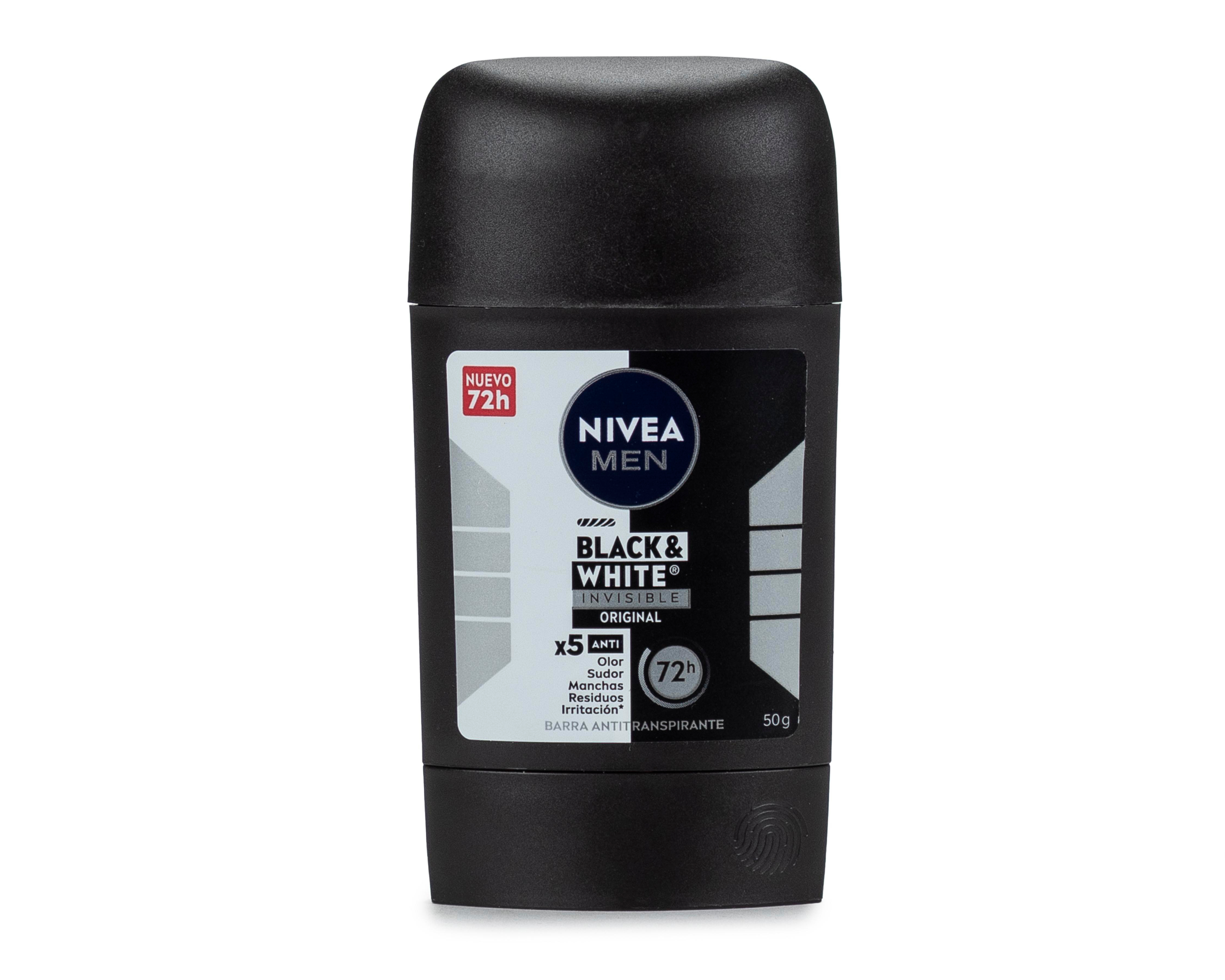 Desodorante Nivea Black & White Invisible 50 g