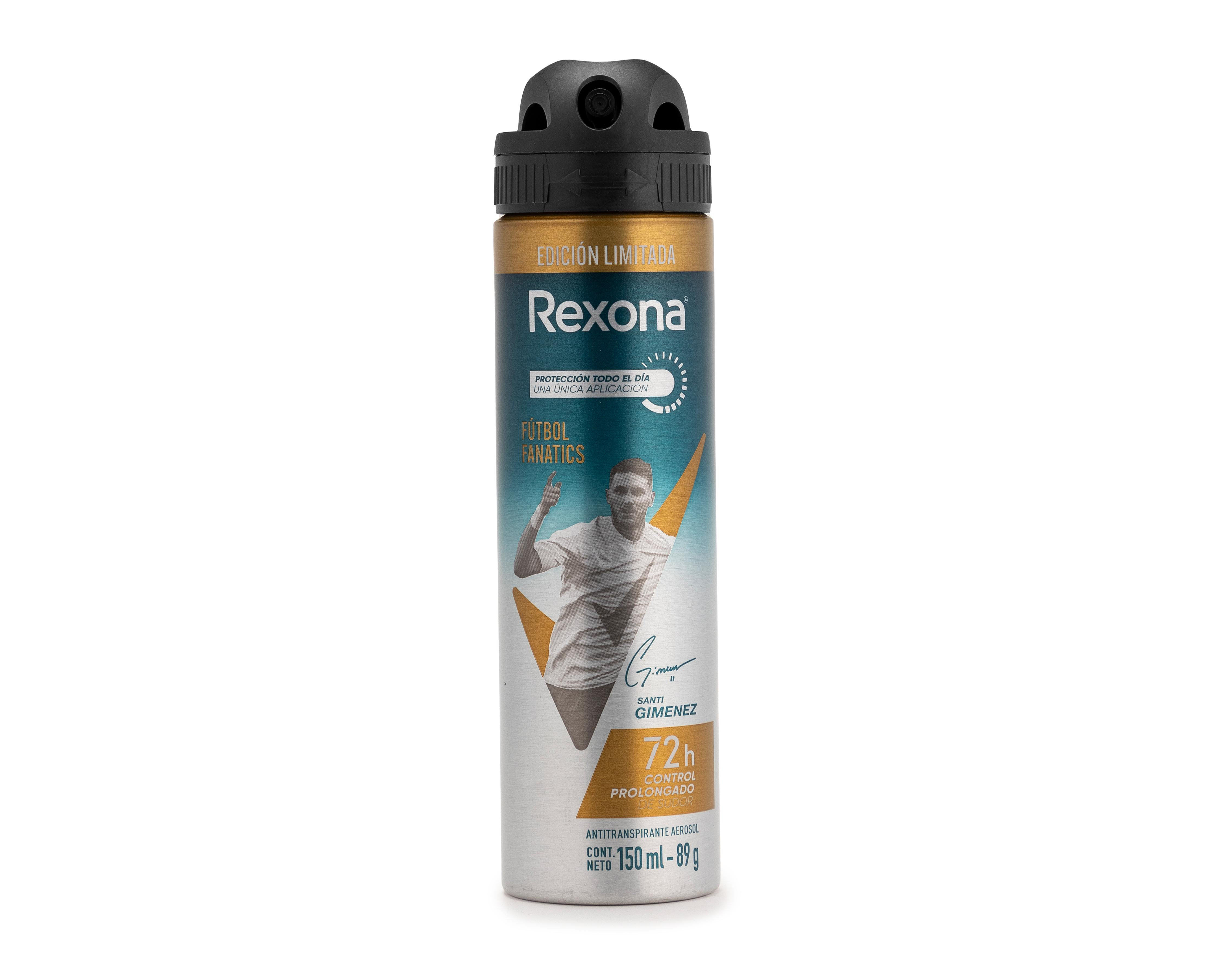 Foto 2 pulgar | Desodorante en Aerosol Rexona Futbol 150 ml