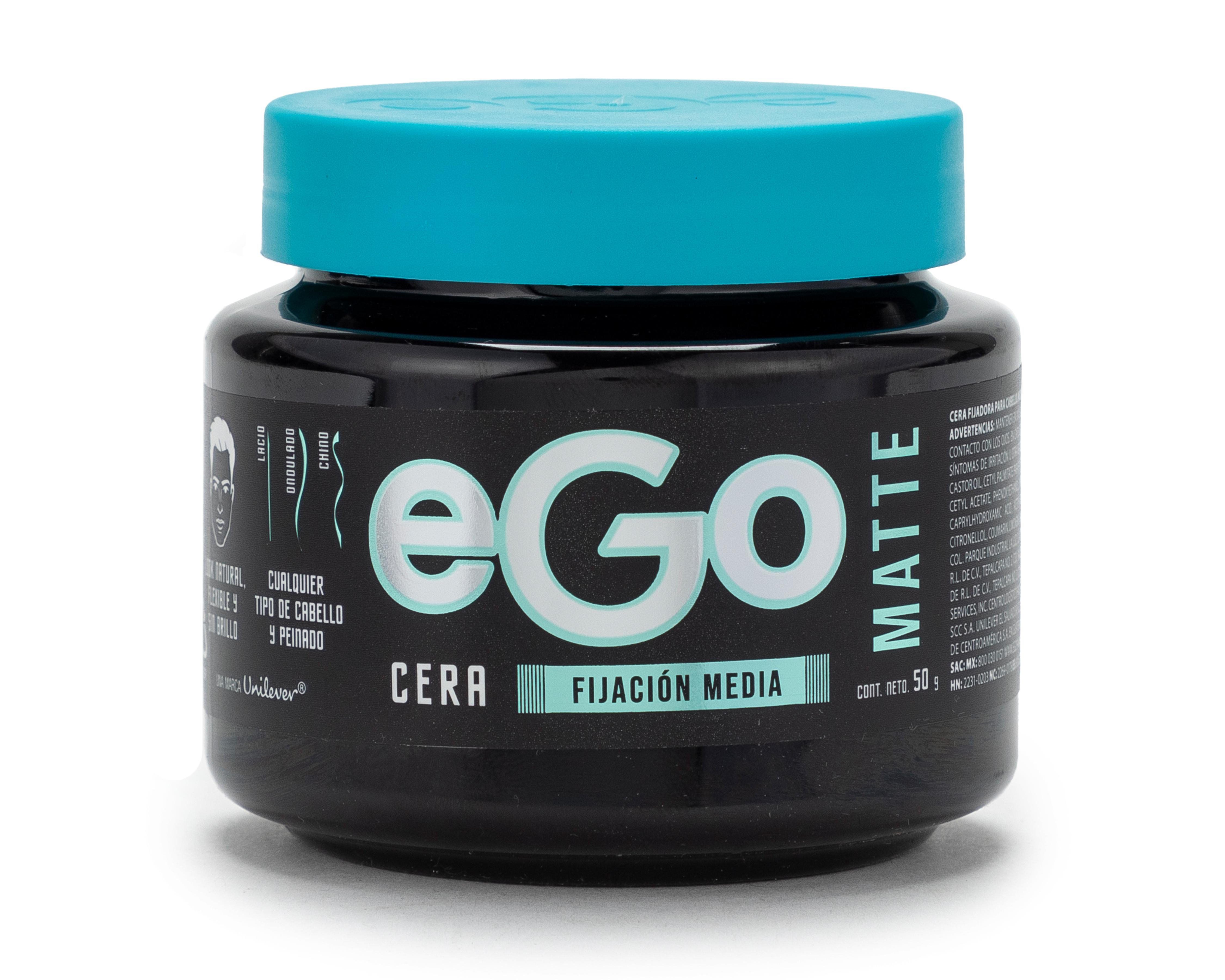 Foto 2 pulgar | Cera para Peinar Ego Matte Fijación Media 50 g