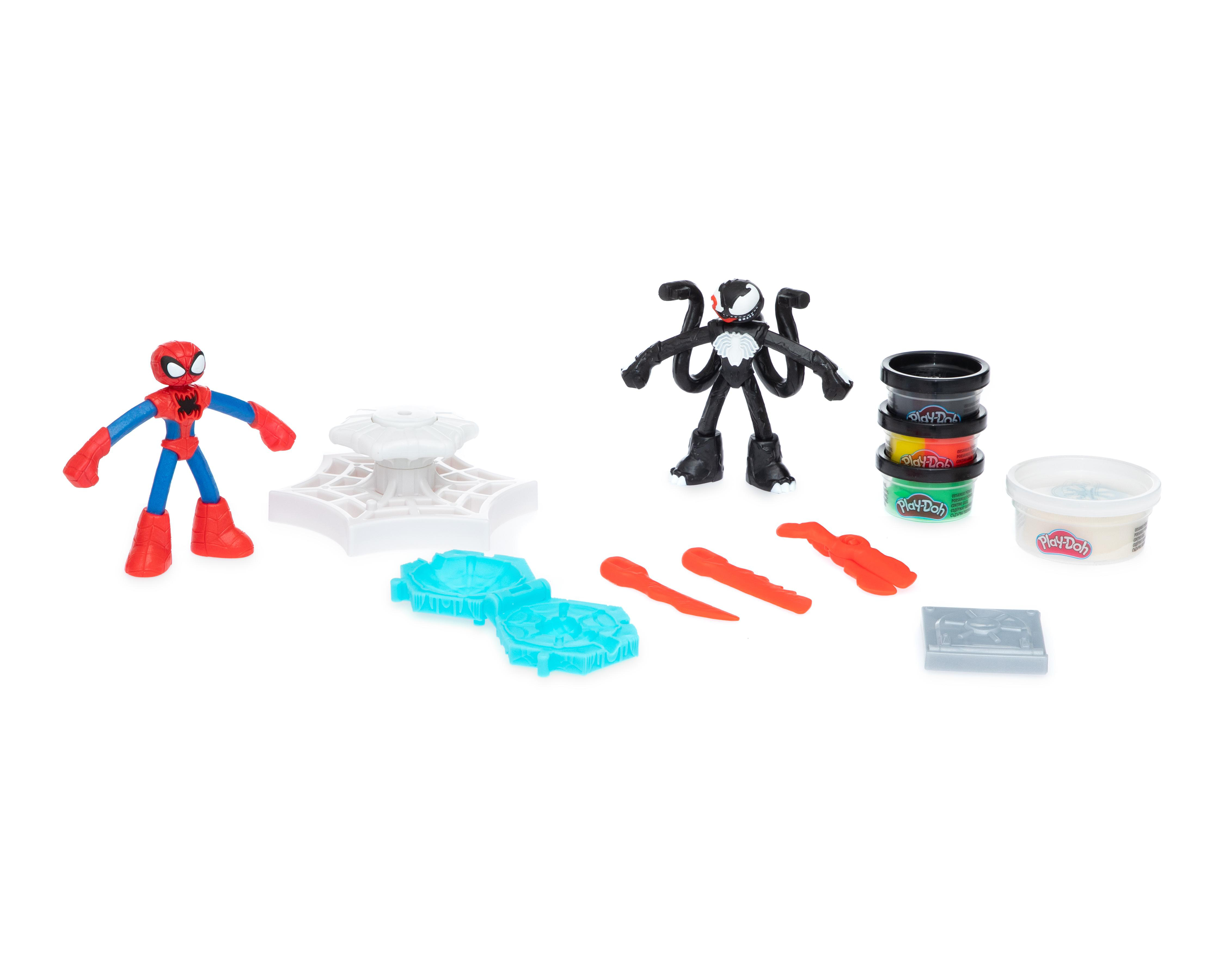 Foto 1 | Spider-Man Lanza y Atrapa Play-Doh
