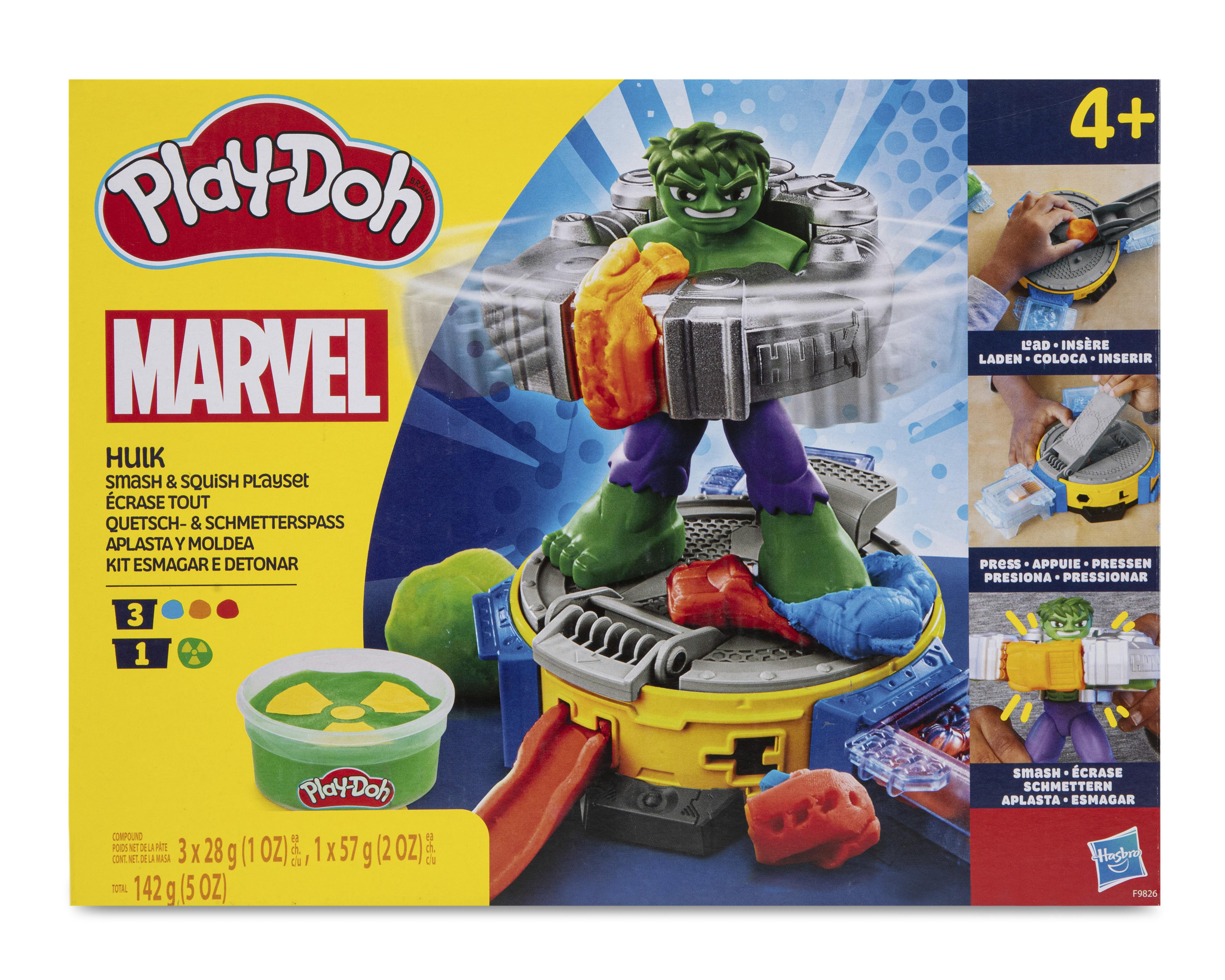 Foto 5 | Set de Juego Hulk Aplasta y Moldea Play-Doh