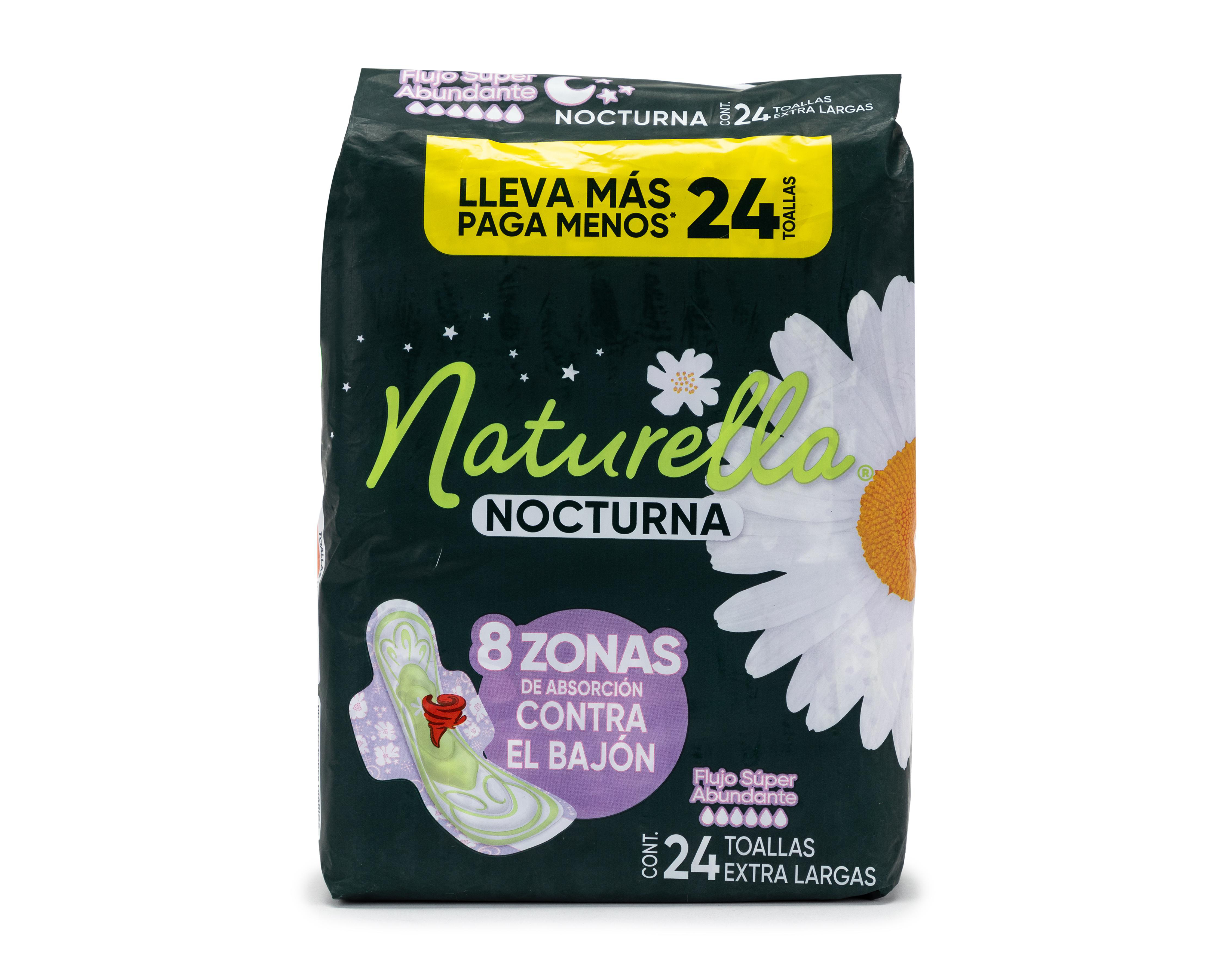 Foto 3 | Toallas Femeninas Naturella Nocturna 24 Piezas