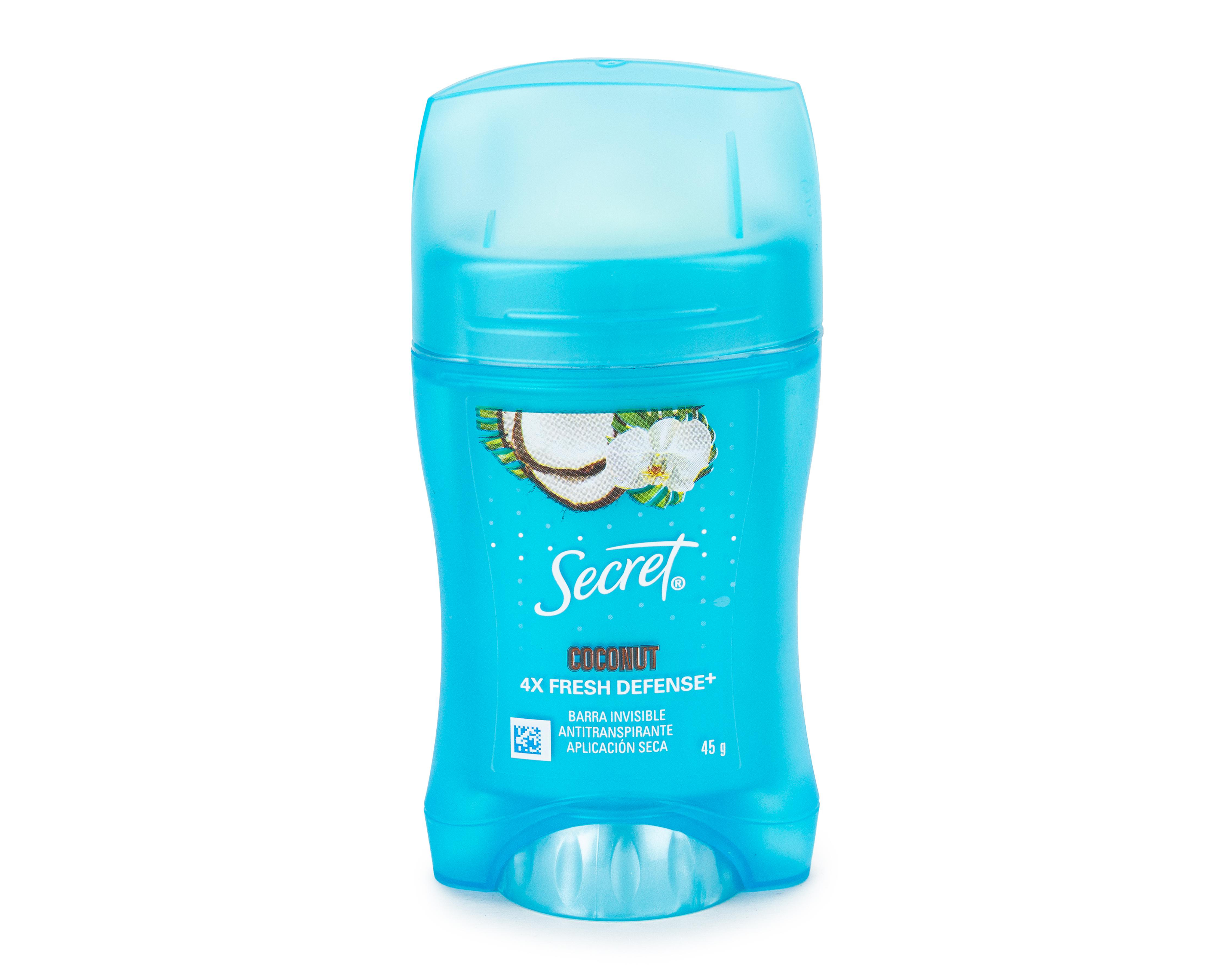 Foto 2 pulgar | Desodorante en Barra Secret Coconut Invisible 45 g