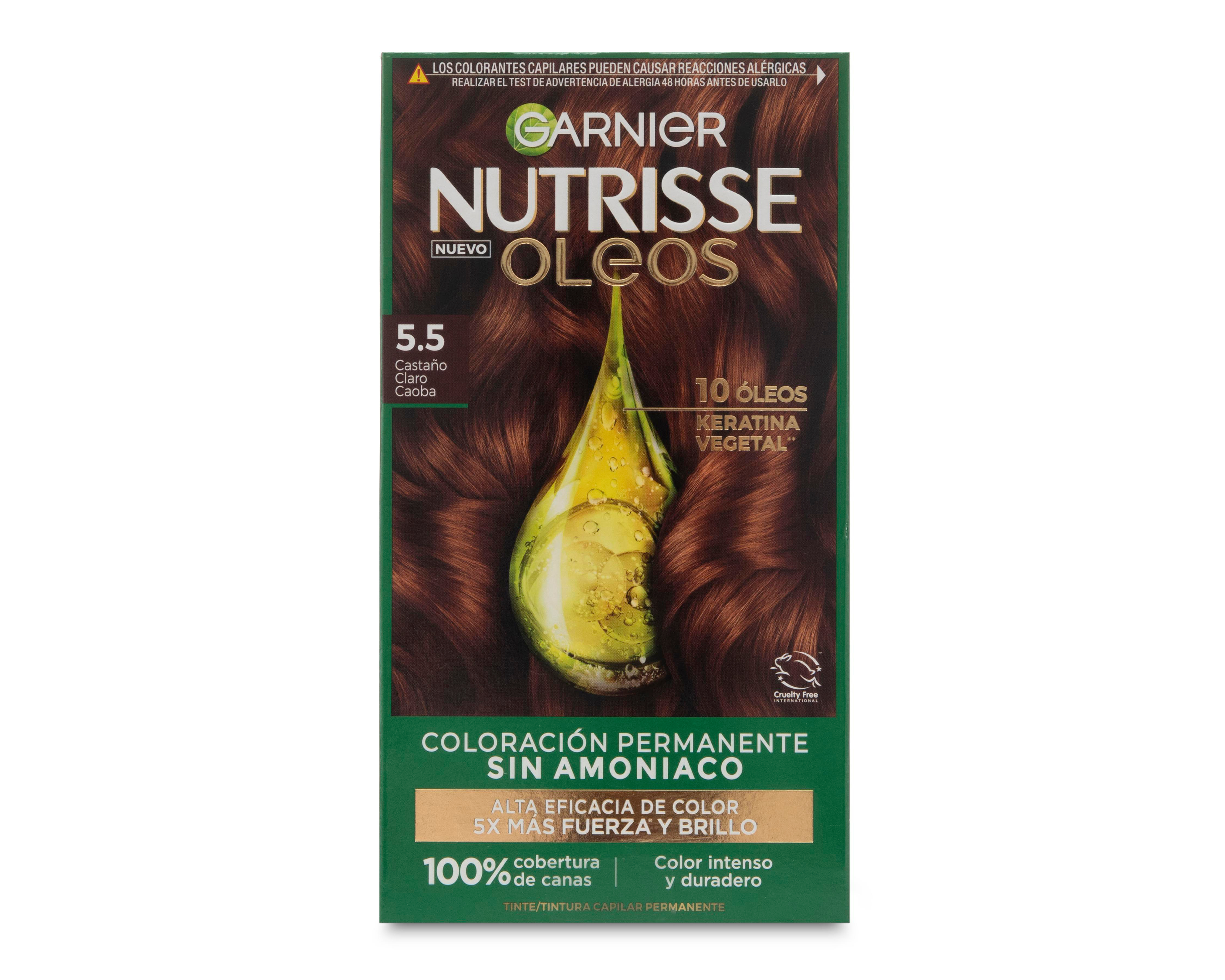 Tinte para Cabello Garnier Nutrisse 5.5 Castaño Claro Caoba $72