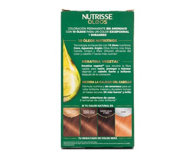 Foto 2 | Tinte para Cabello Nutrisse 7.35 Rubio Dorado Caoba