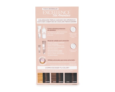 Foto 2 | Tinte para Cabello L'Oréal Excellence 3U Castaño Oscuro Universal