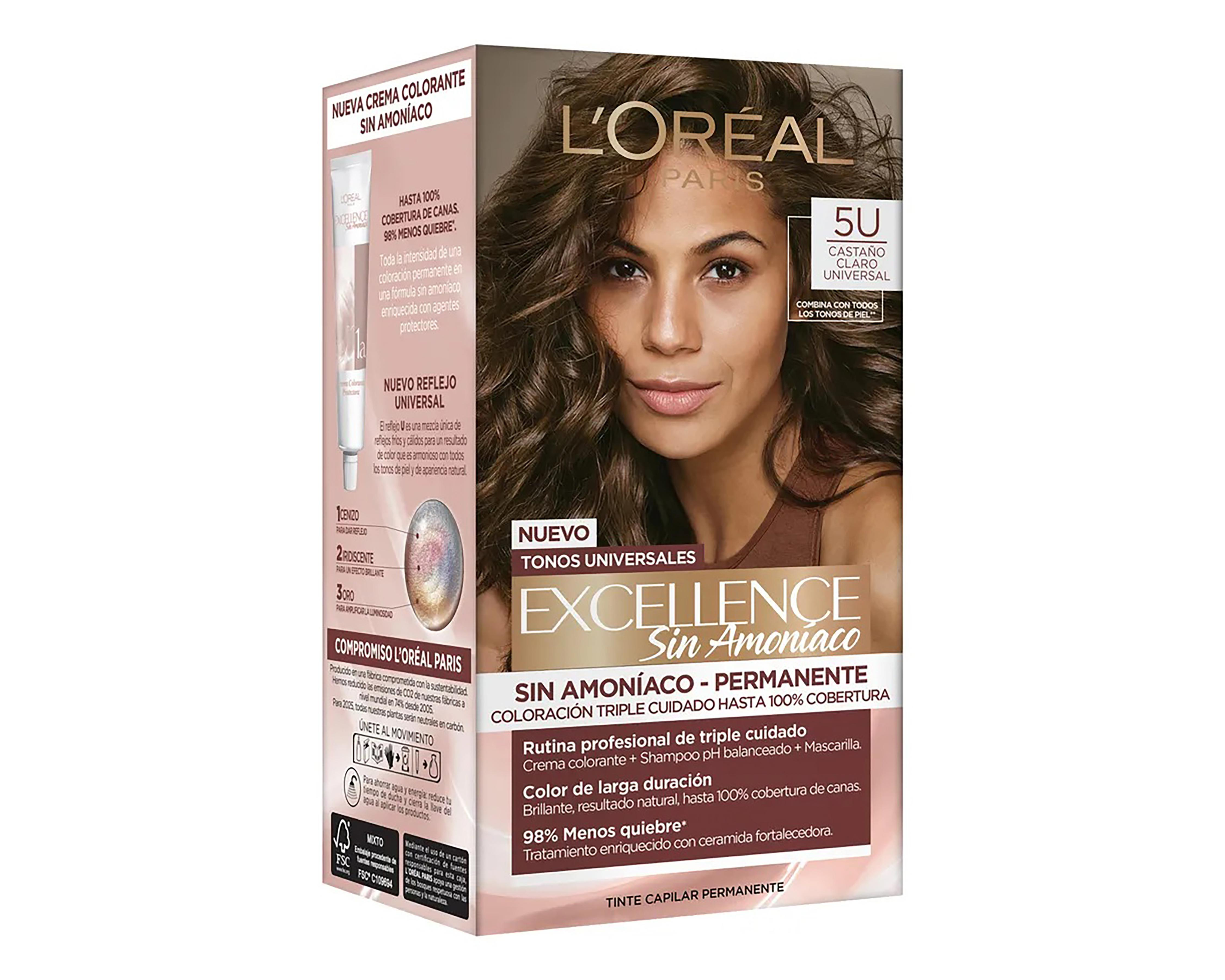 Tinte para Cabello Imedia Excellence 5U Castaño Claro Universal $109