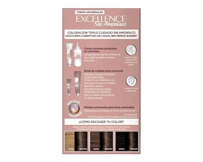 Foto 3 | Tinte para Cabello Imedia Excellence 5U Castaño Claro Universal