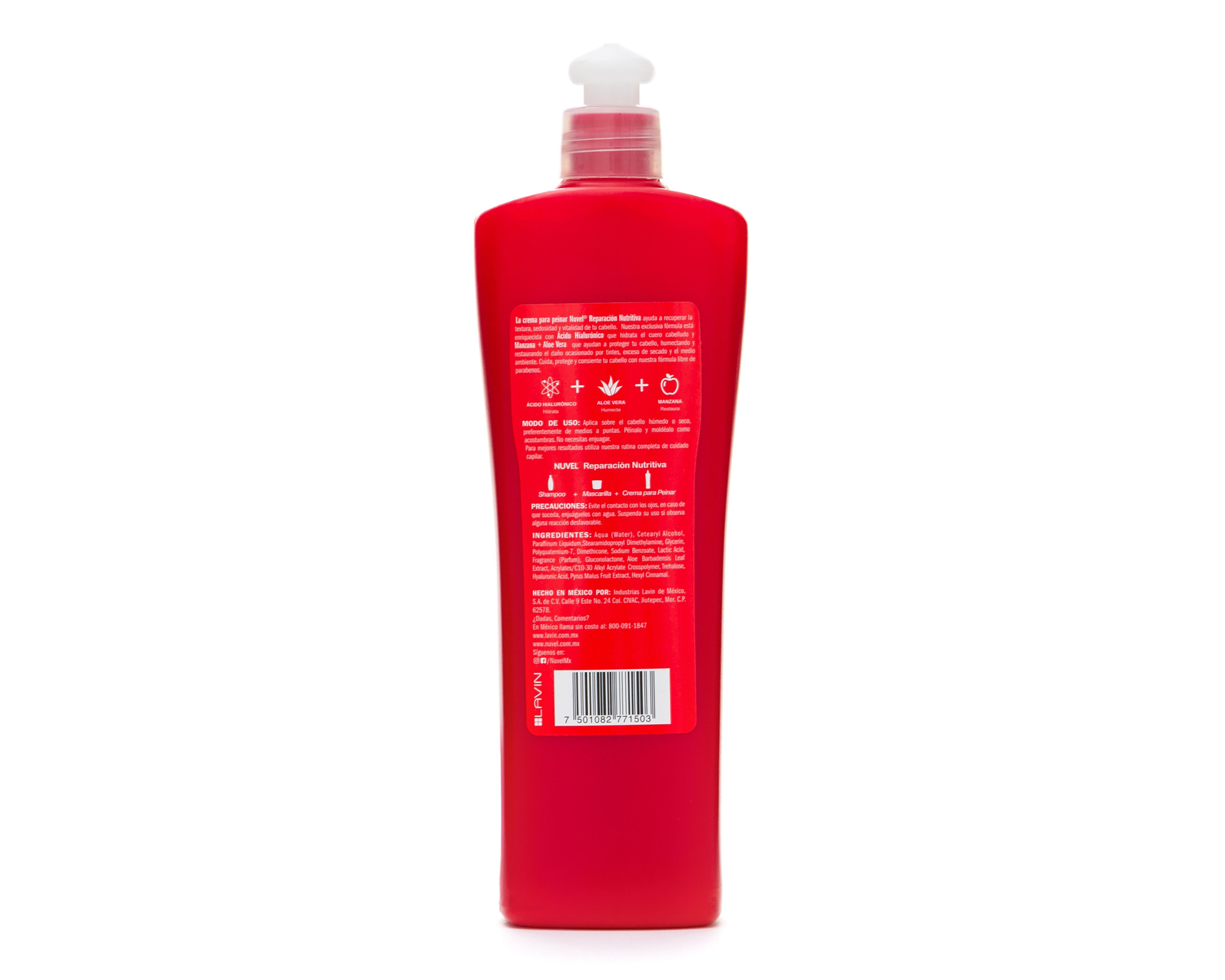 Foto 2 | Crema para Peinar Nuvel Manzana Aloe Vera 306 ml