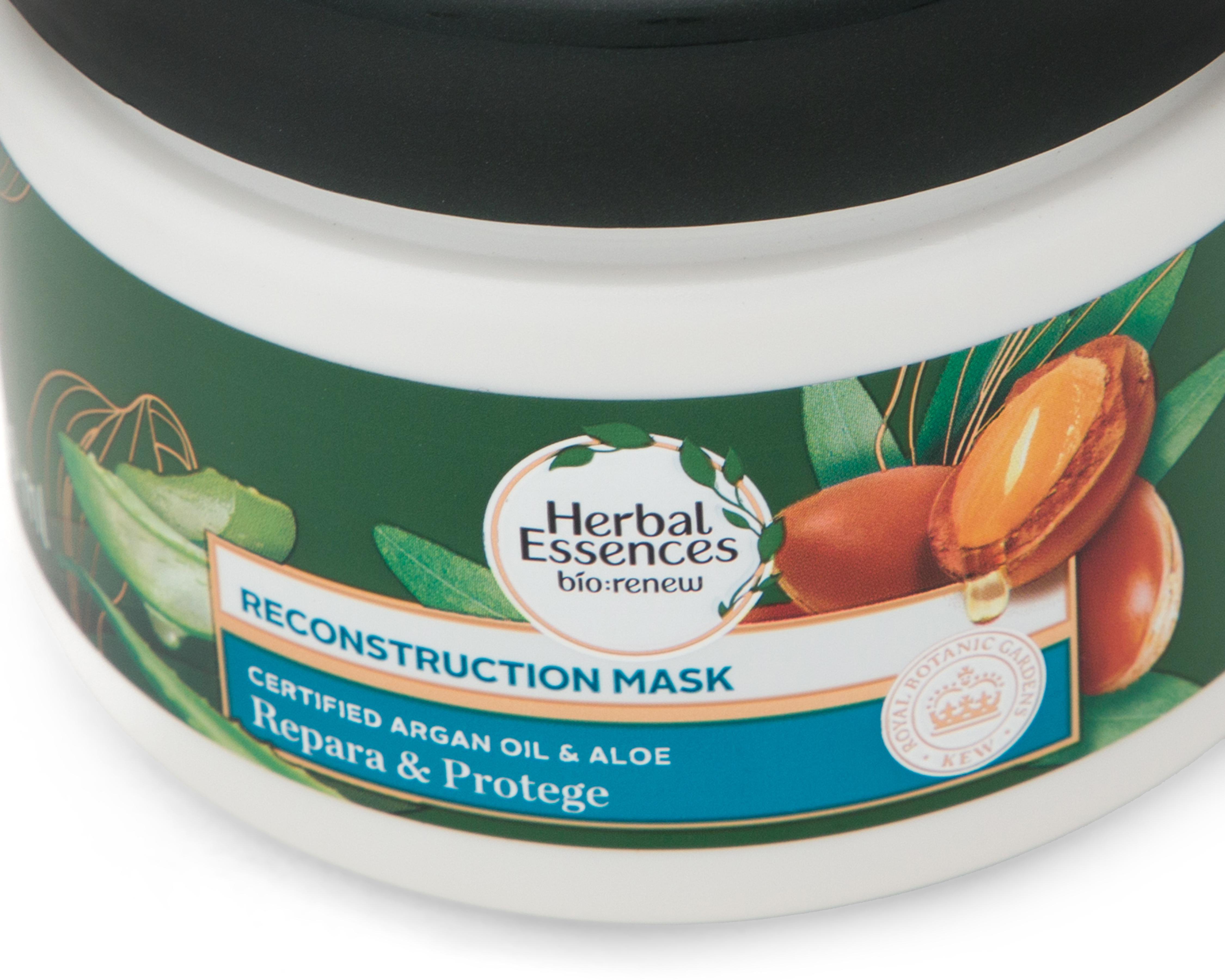 Foto 4 pulgar | Mascarilla Capilar Reconstructiva Herbal Essences Repara y Protege 300 ml