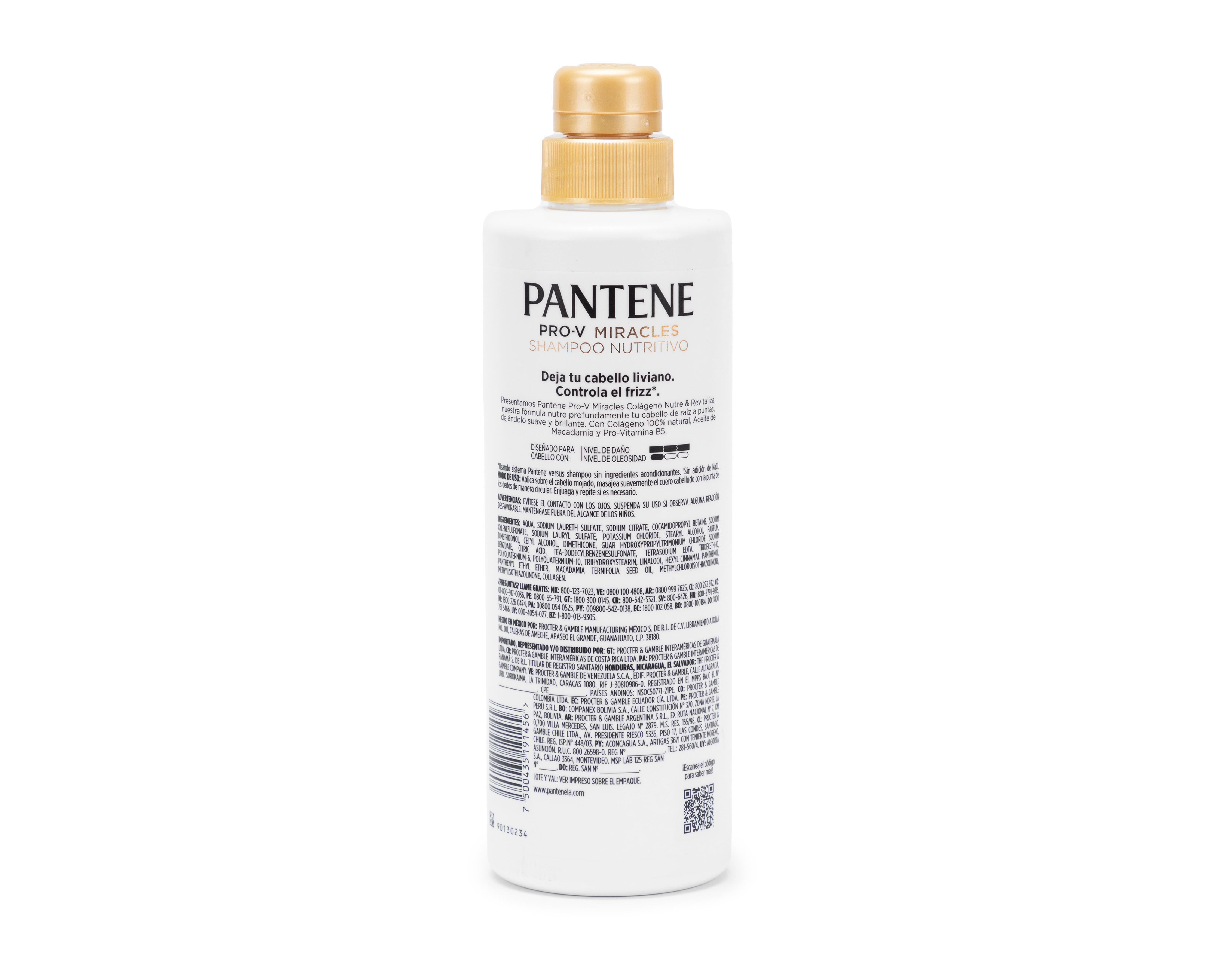 Foto 3 pulgar | Shampoo Pantene Pro-V Miracles con Colágeno 510 ml