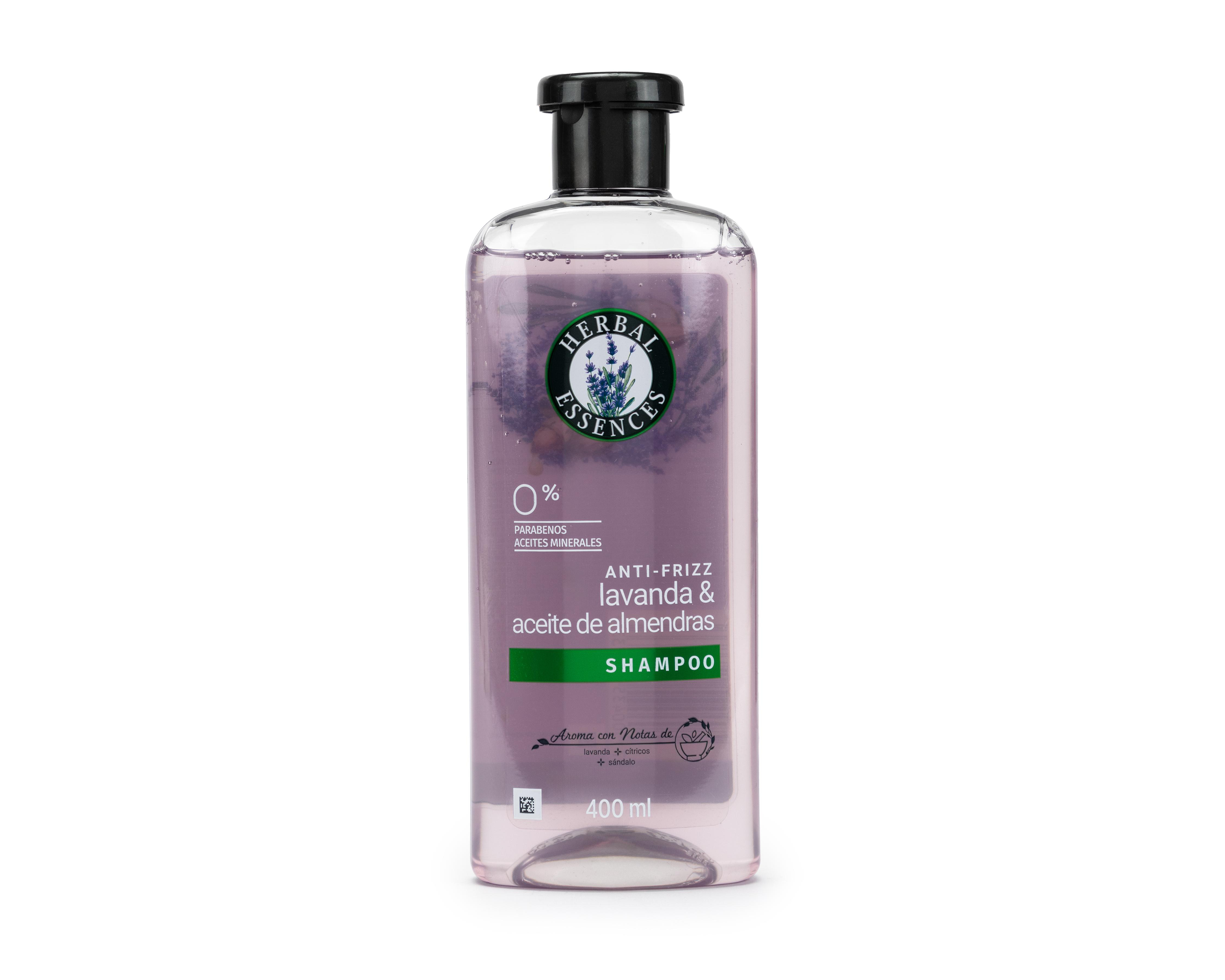 Foto 2 pulgar | Shampoo Herbal Essences Anti-frizz Lavanda y Aceite de Almendras 400 ml