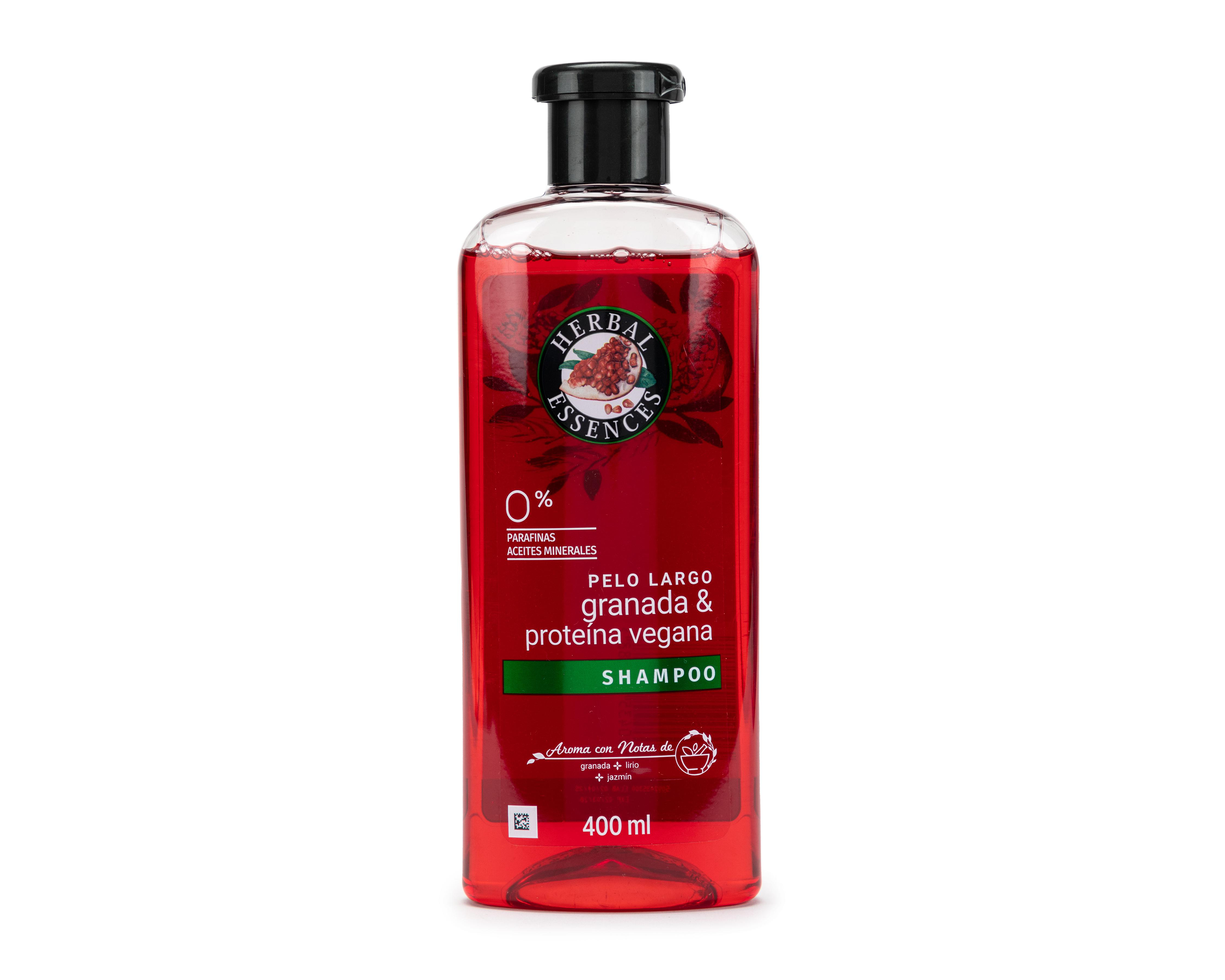 Foto 2 pulgar | Shampoo Herbal Essences Pelo Largo Granada y Proteína Vegana 400 ml