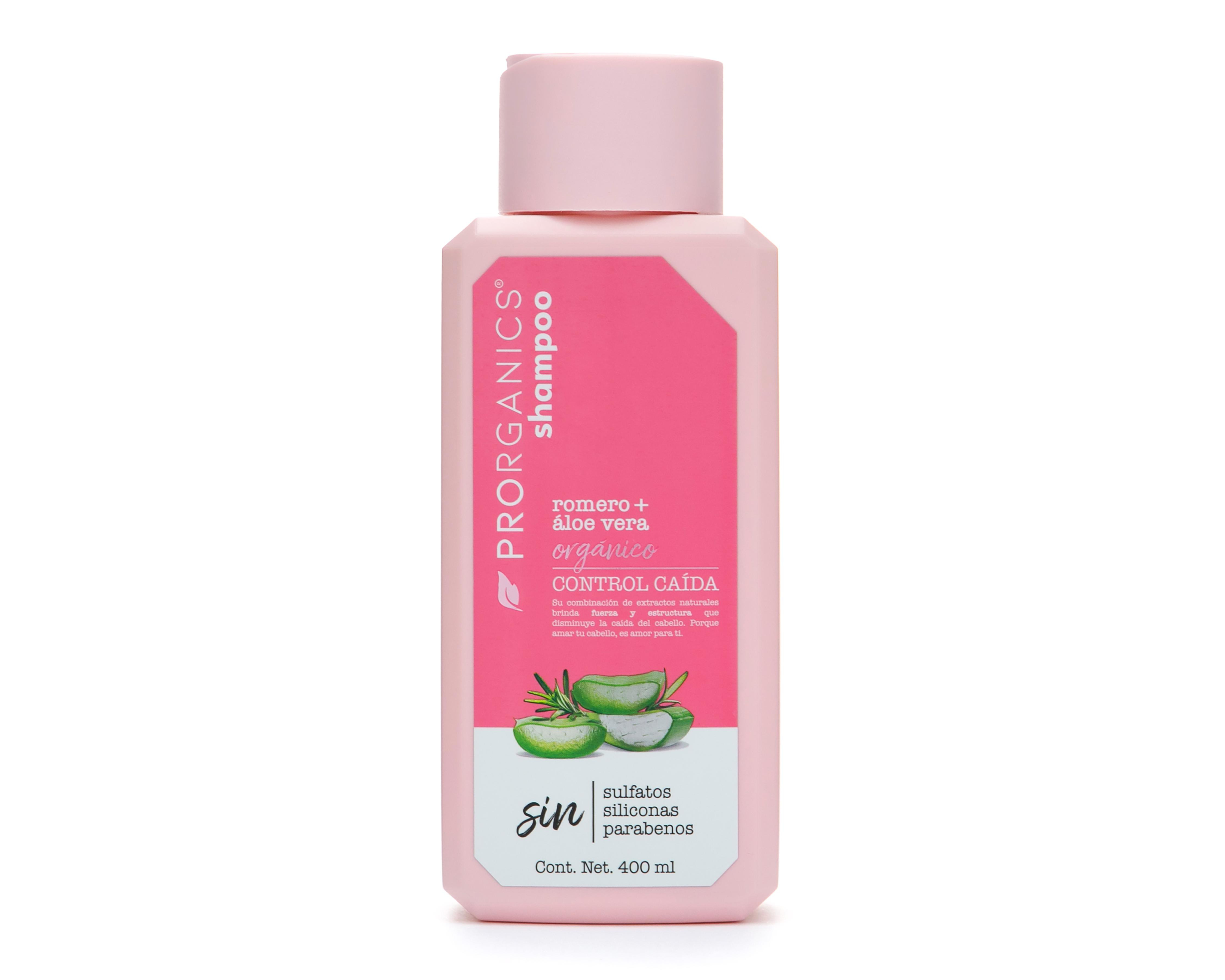 Foto 2 pulgar | Shampoo Prorganics Control Caída 380 ml