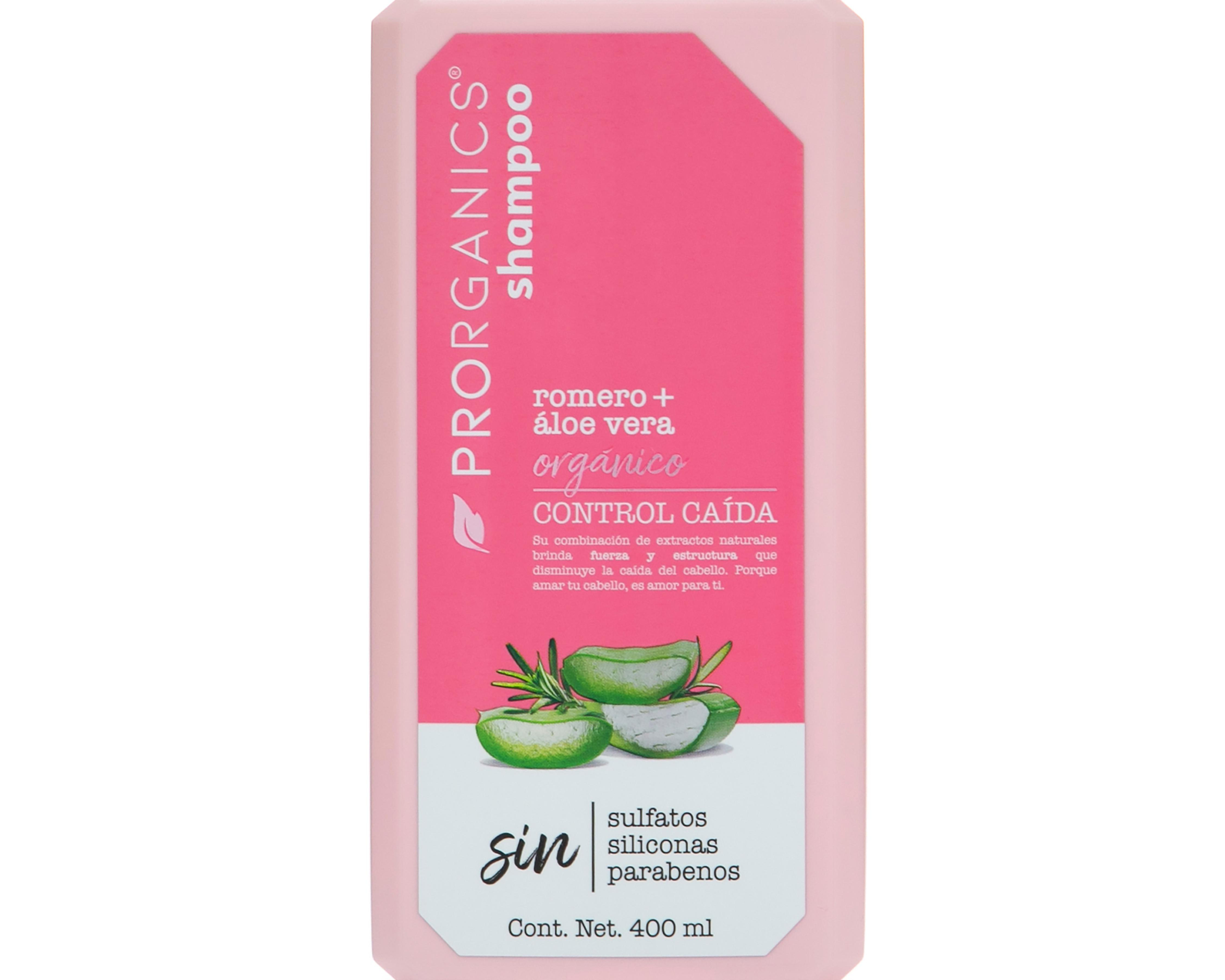 Foto 4 pulgar | Shampoo Prorganics Control Caída 380 ml