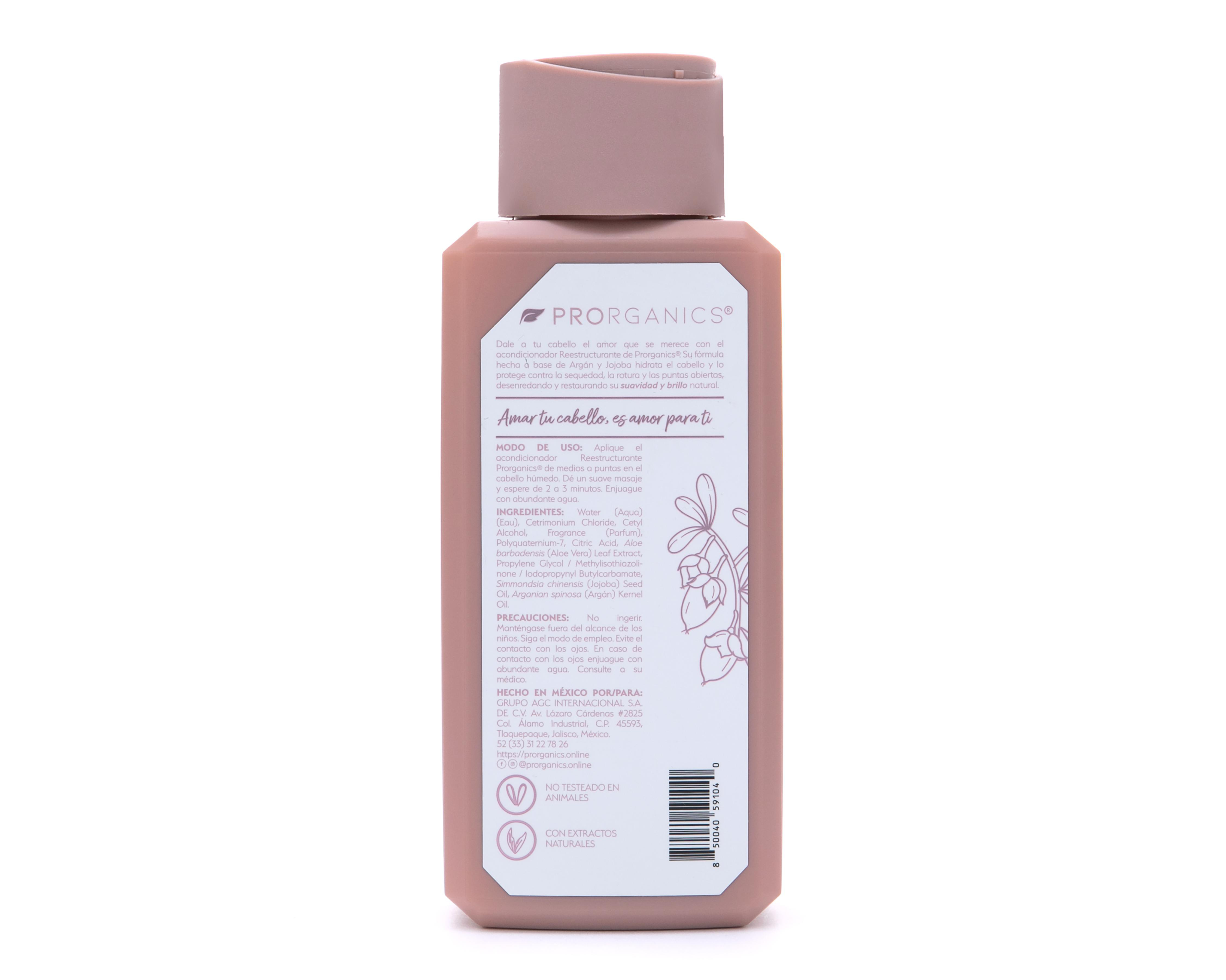 Foto 3 pulgar | Acondicionador Prorganics Reestructurante 380 ml