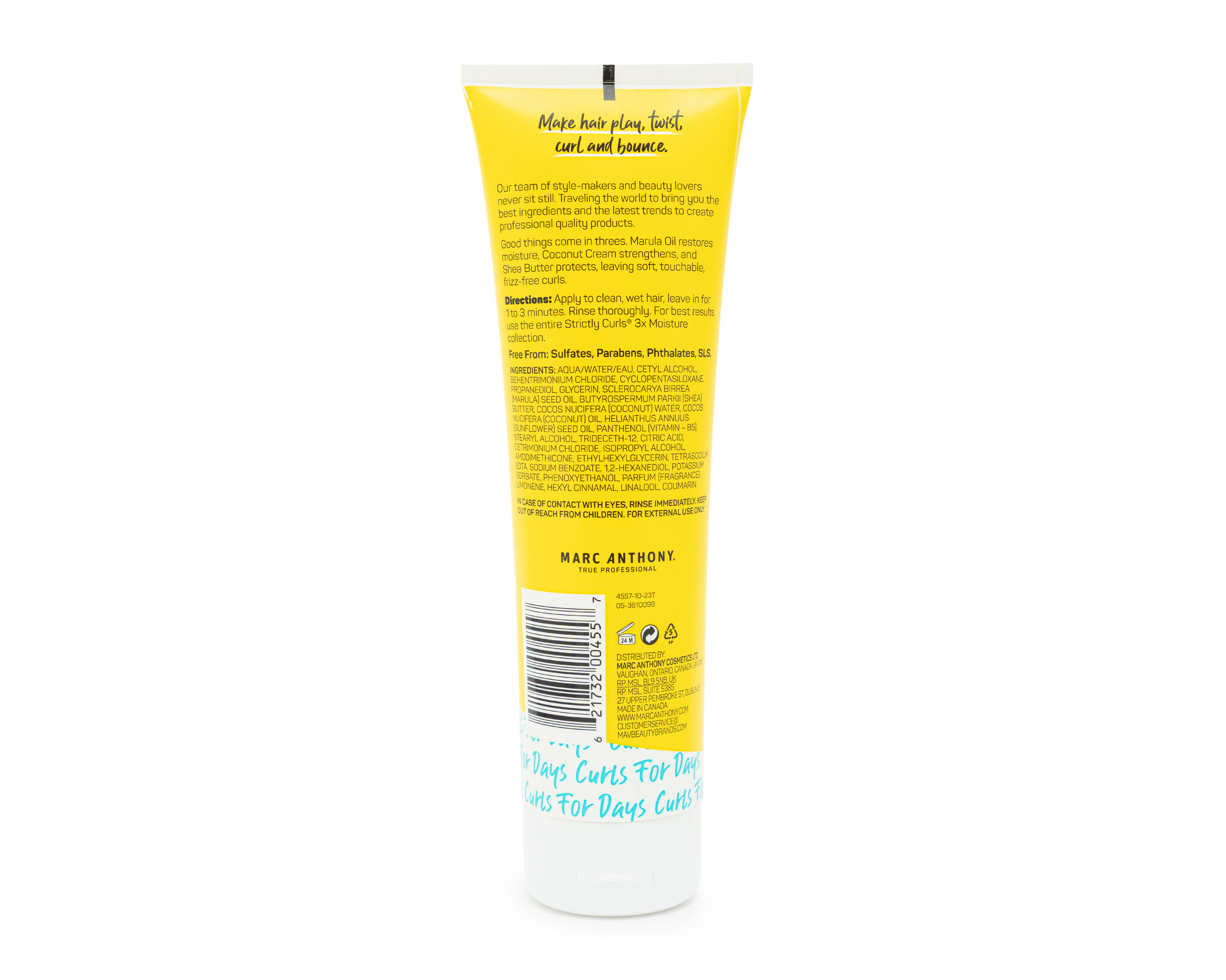 Foto 3 pulgar | Acondicionador Marc Anthony Strictly Curls 3X Moisture Triple Blend 250 ml