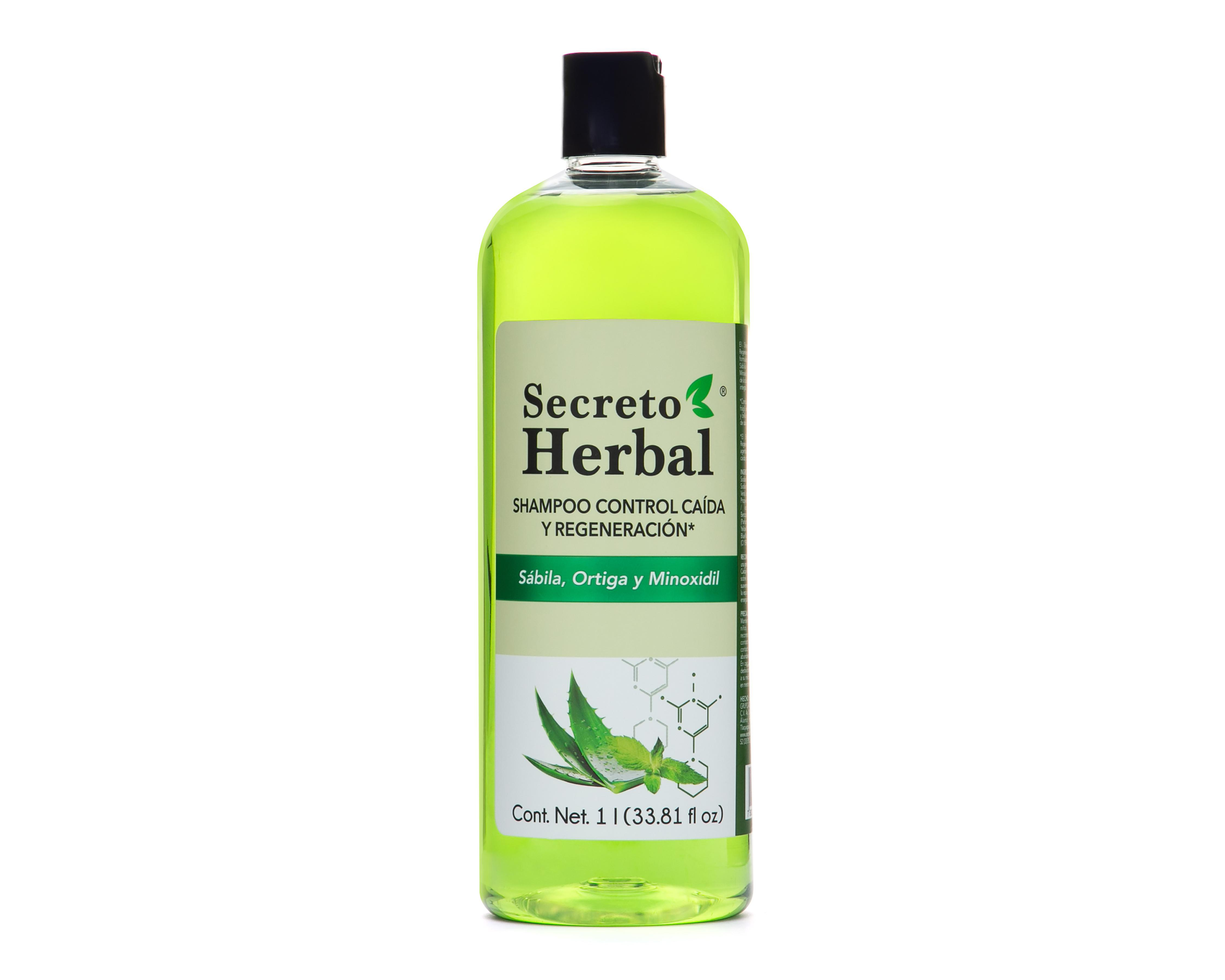 Foto 1 | Shampoo Secreto Herbal Control Caída y Regeneración 1 L