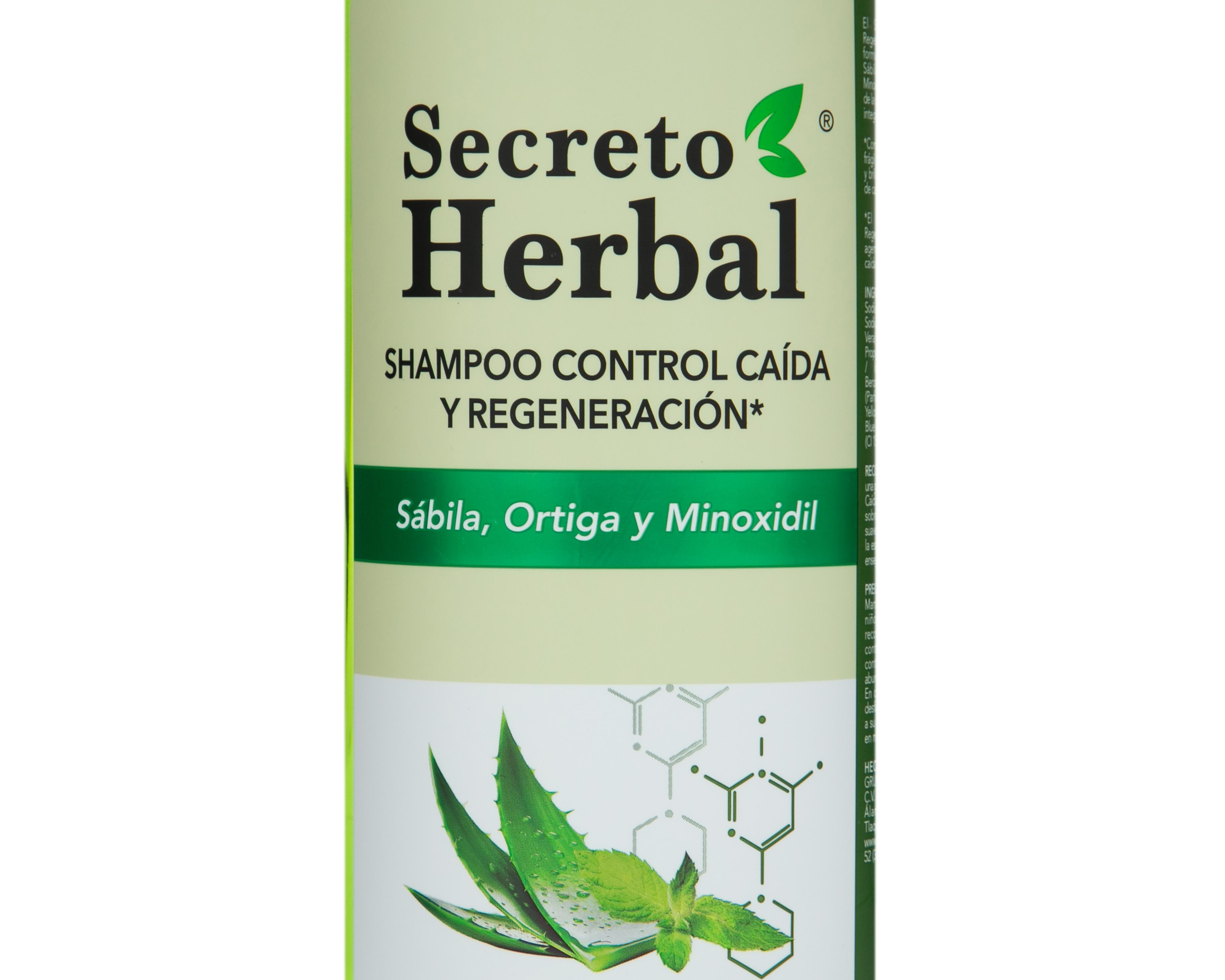 Foto 3 | Shampoo Secreto Herbal Control Caída y Regeneración 1 L
