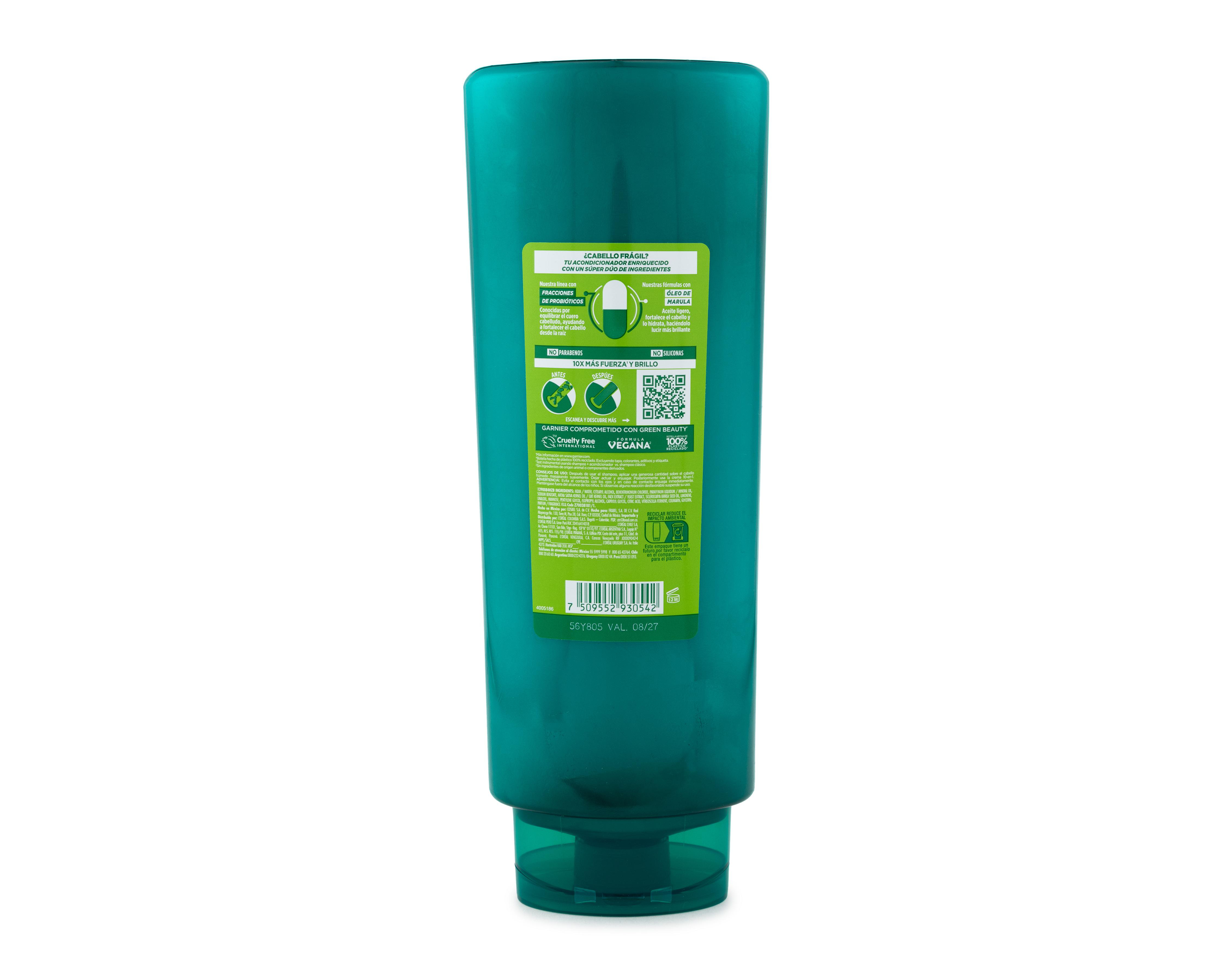 Foto 3 pulgar | Acondicionador Garnier Fructis Probióticos Fuerza 650 ml