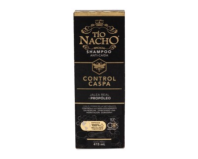 Foto 1 | Shampoo Tío Nacho Control Caspa con Jalea Real + Propóleo 415 ml