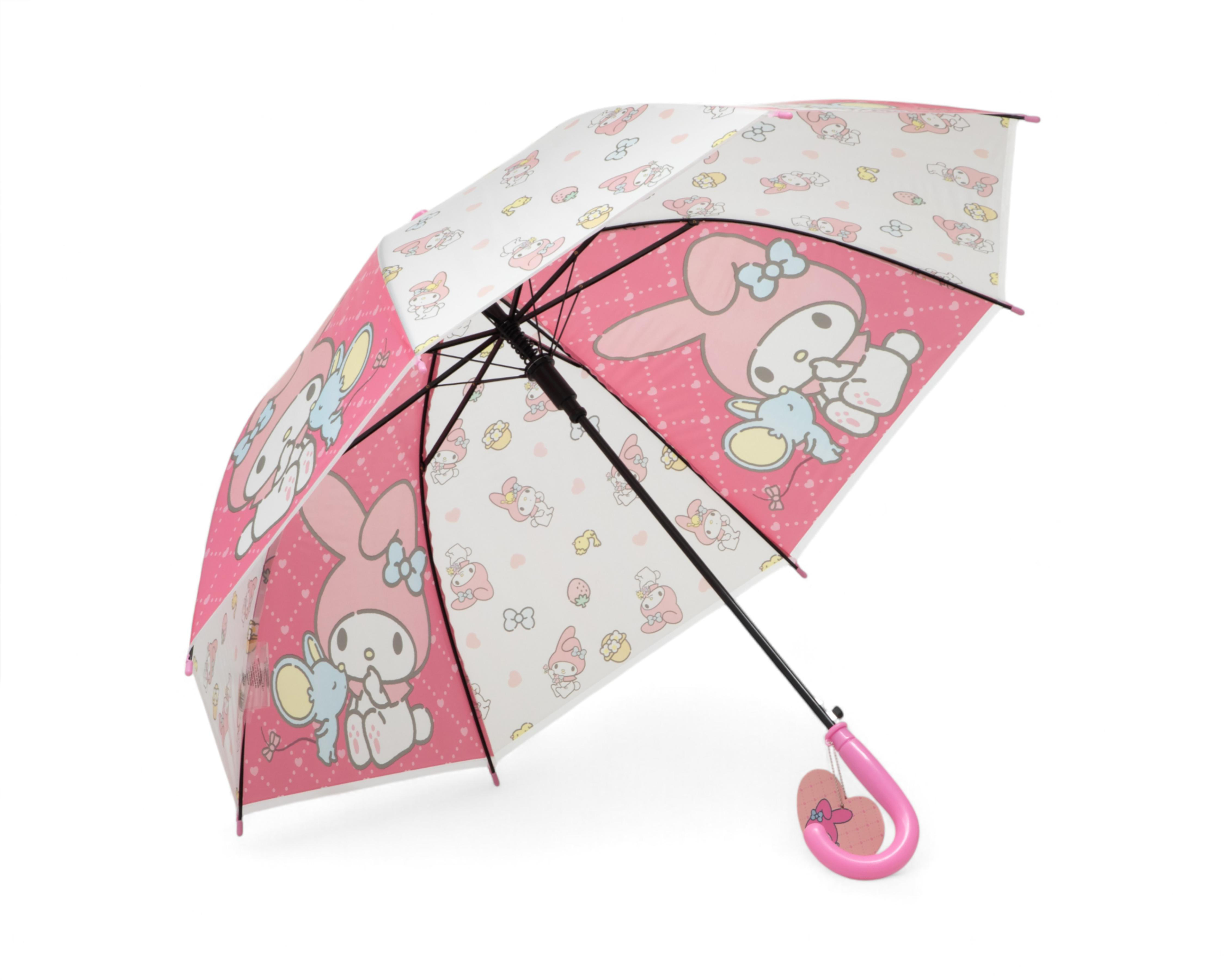 Foto 4 pulgar | Paraguas Infantil My Melody Rosa con Colgante