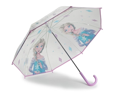 Foto 3 | Paraguas Infantil Disney Multicolor Plegable Elsa
