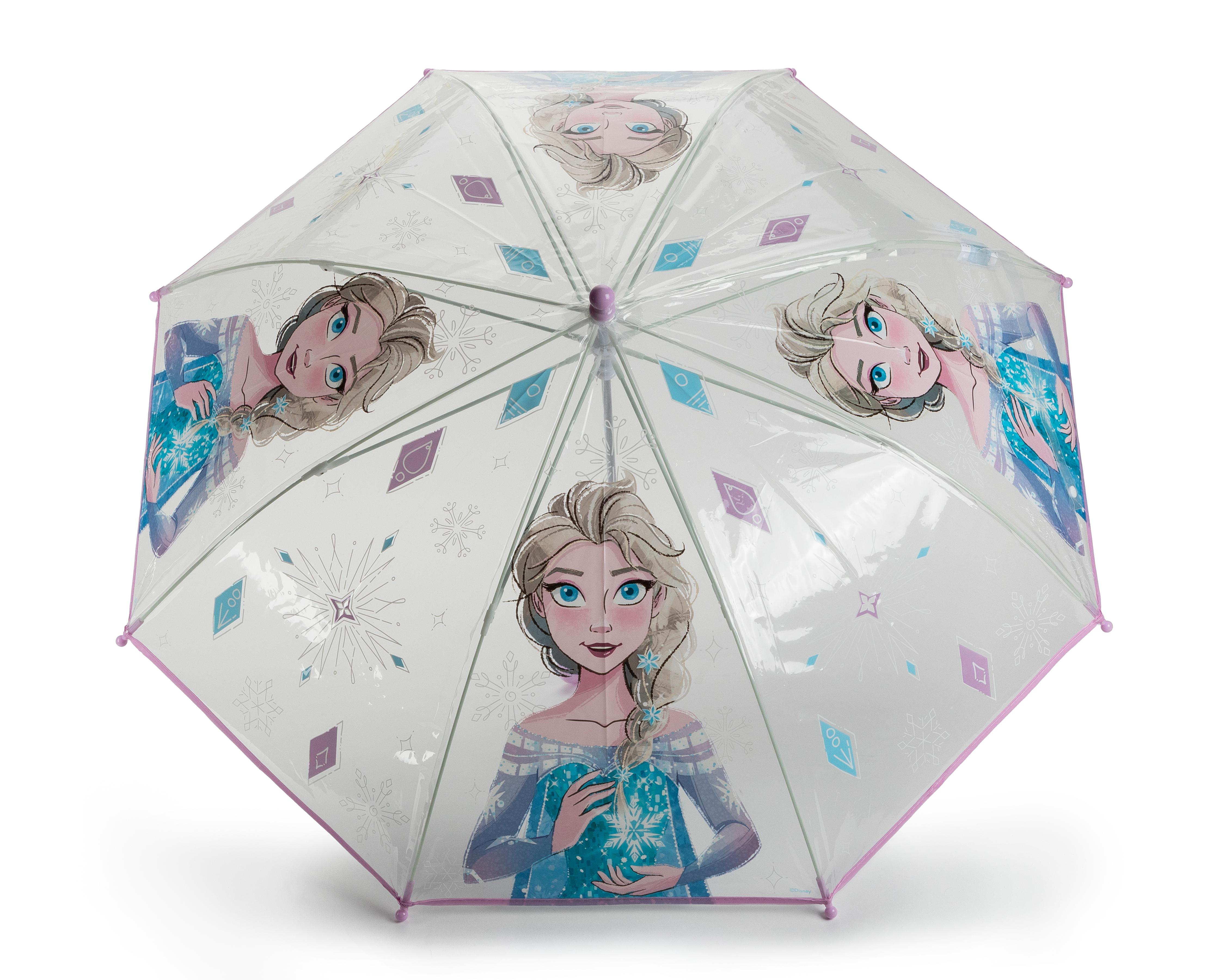 Foto 5 pulgar | Paraguas Infantil Disney Multicolor Plegable Elsa