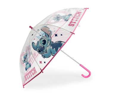 Foto 2 | Paraguas Infantil Disney Multicolor Plegable Stitch