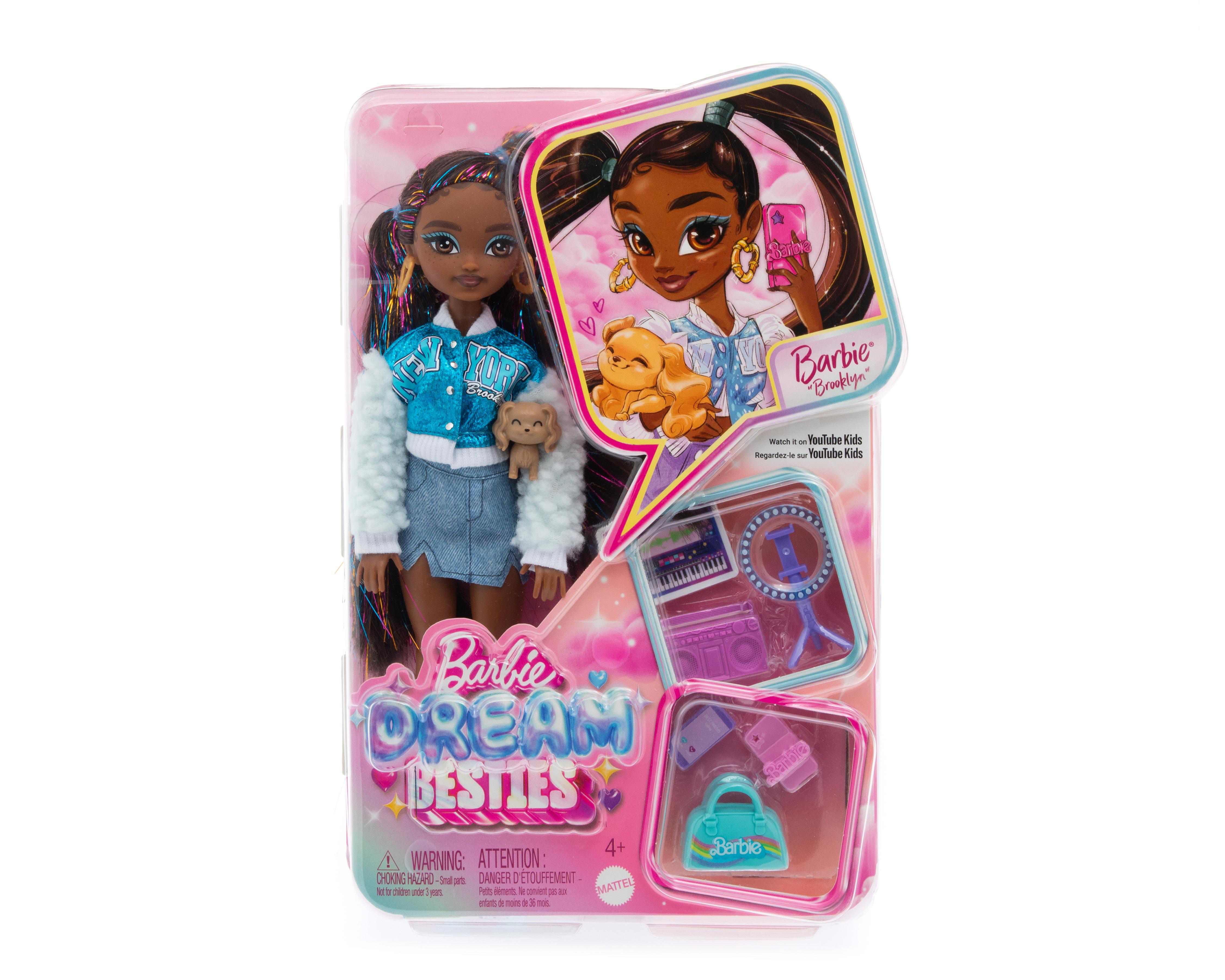 Foto 5 pulgar | Muñeca Barbie Dream Besties Brooklyn